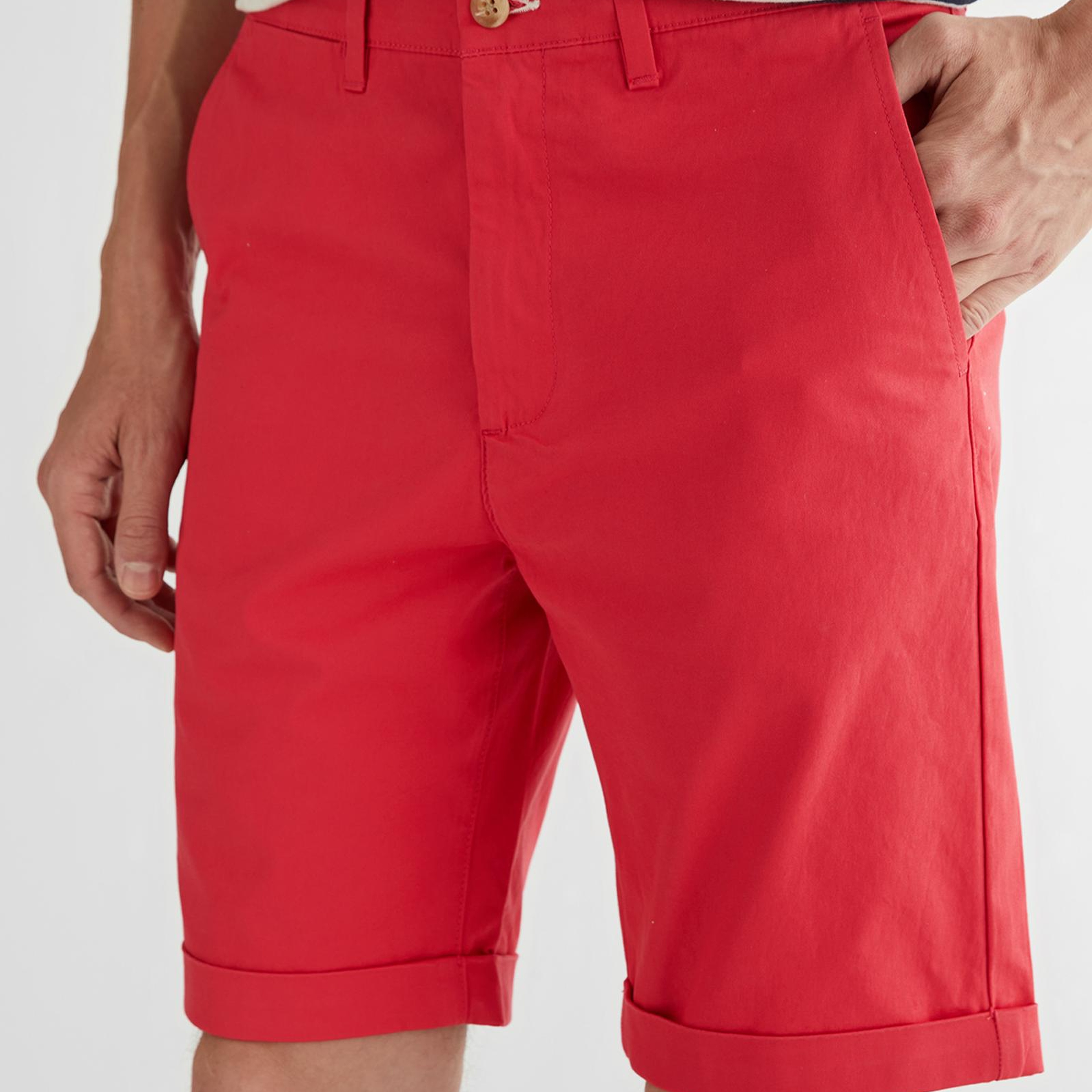 GANT Erkek Kırmızı Slim Fit Şort