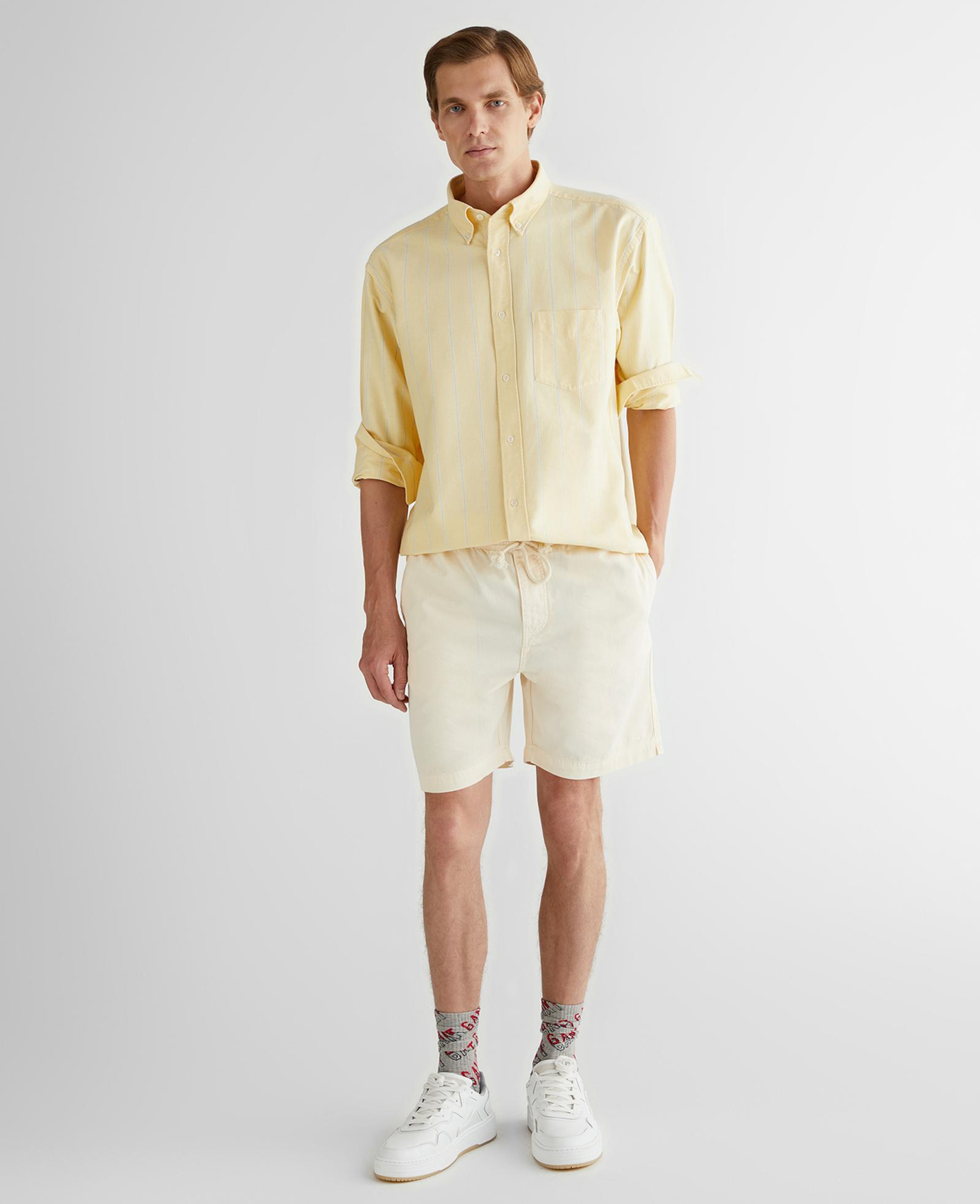 GANT Erkek Krem Regular Fit Şort