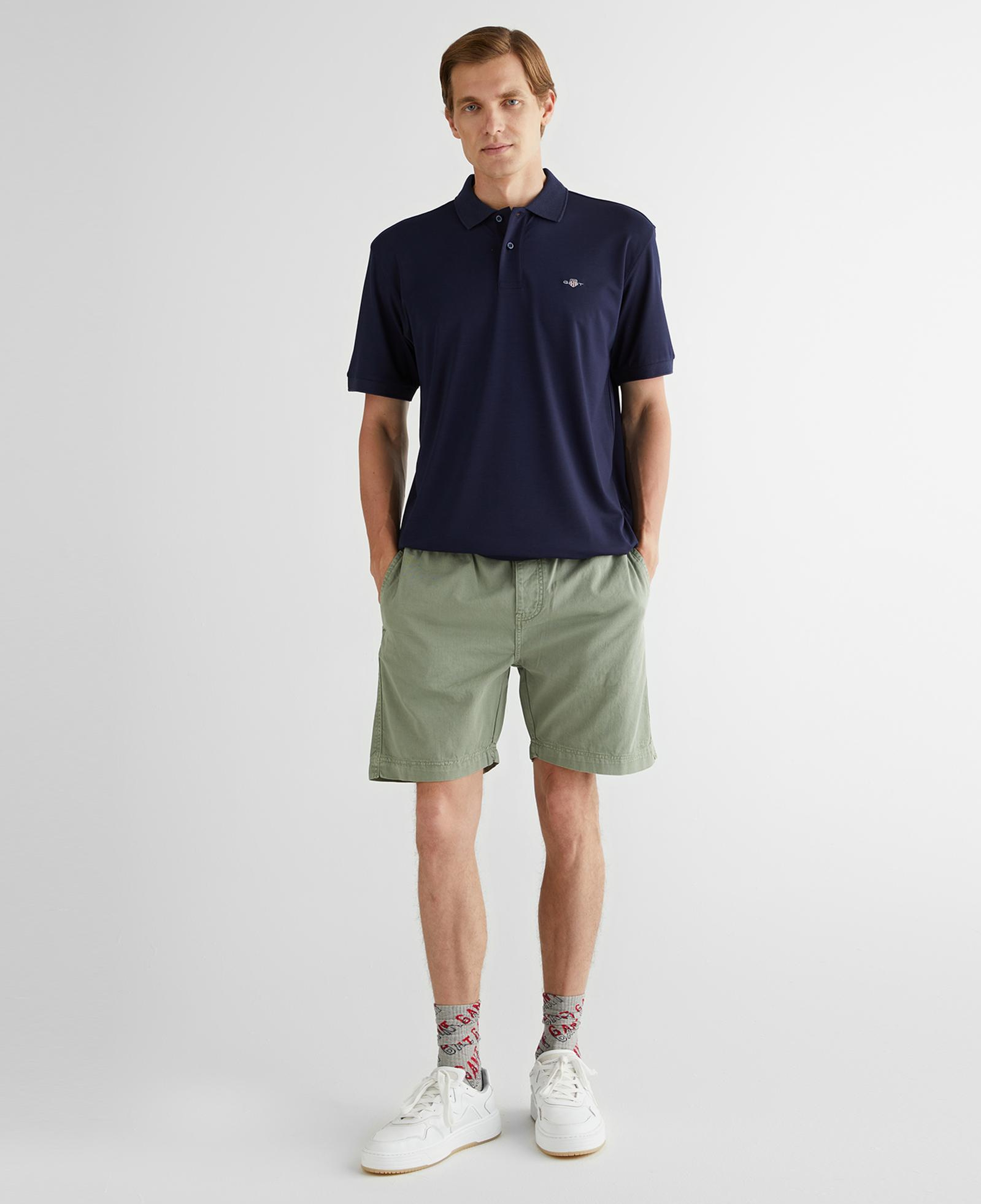 GANT Erkek Yeşil Regular Fit Şort