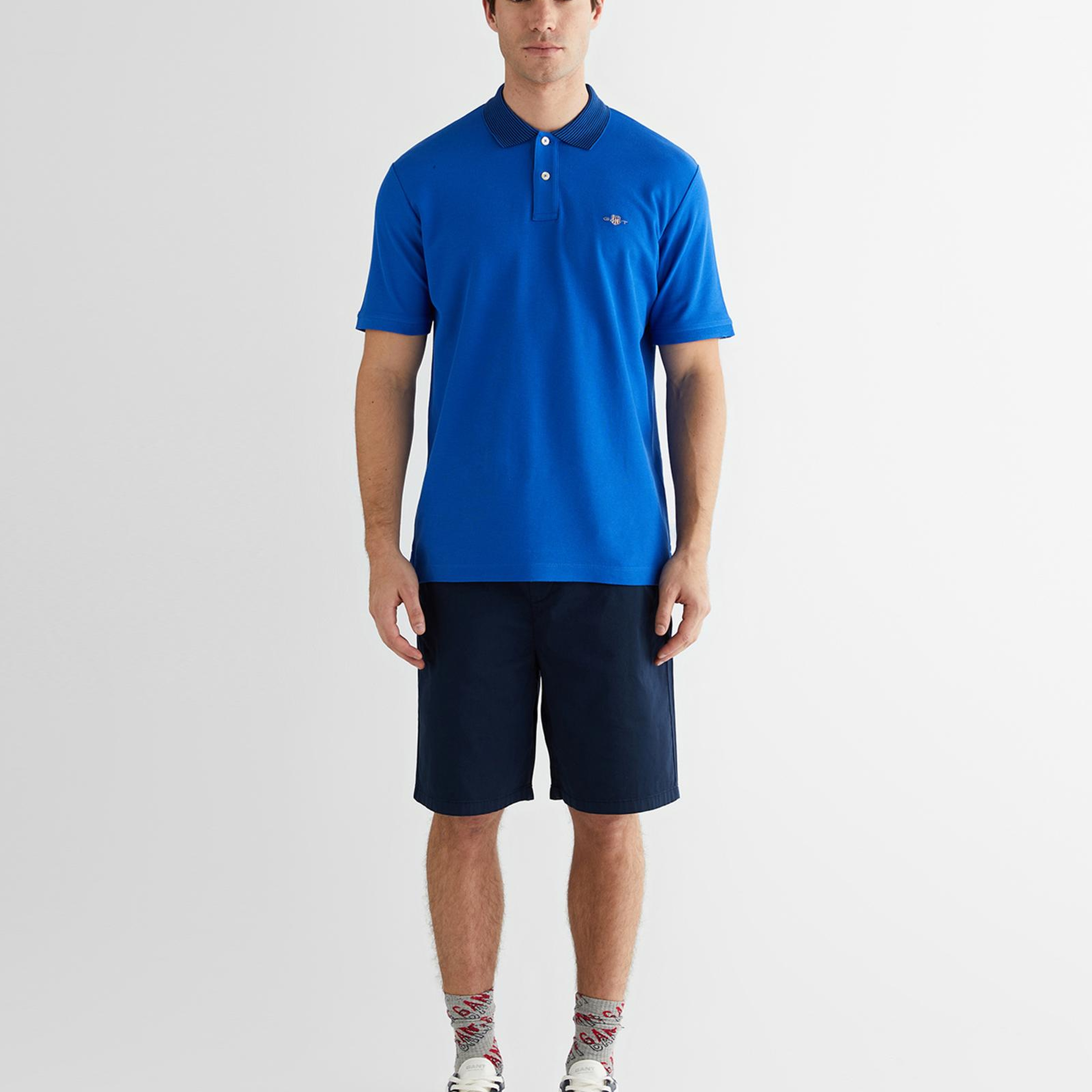 GANT Erkek Lacivert Regular Fit Polo