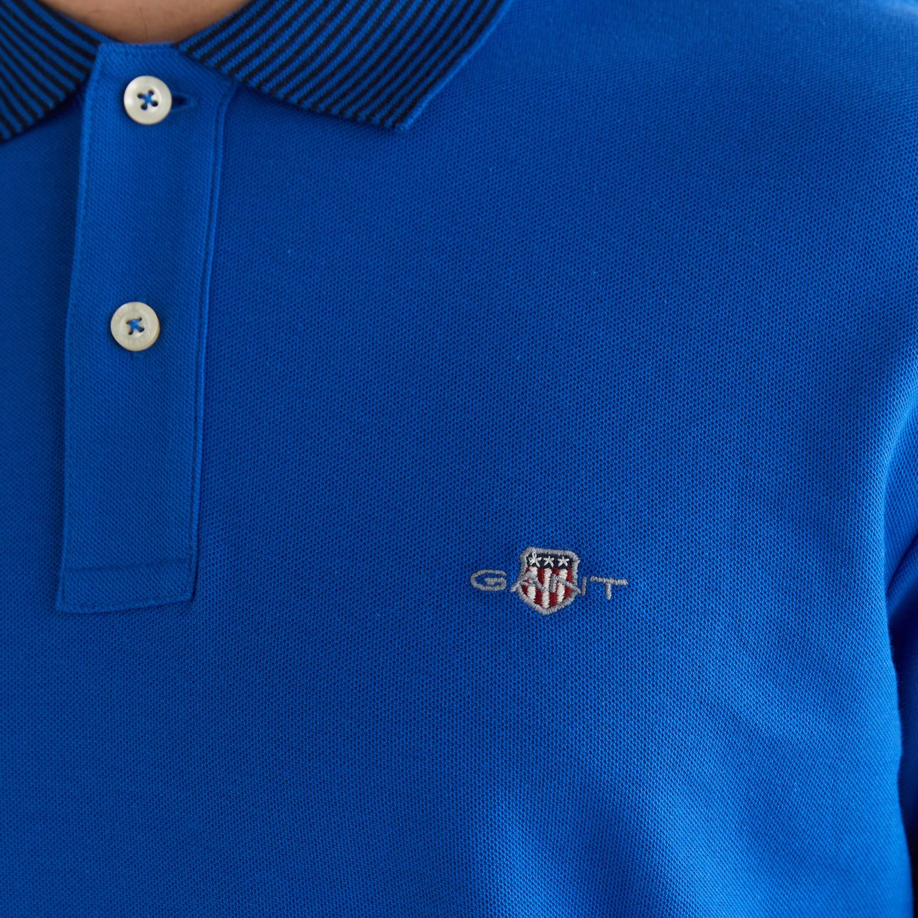 GANT Erkek Lacivert Regular Fit Polo