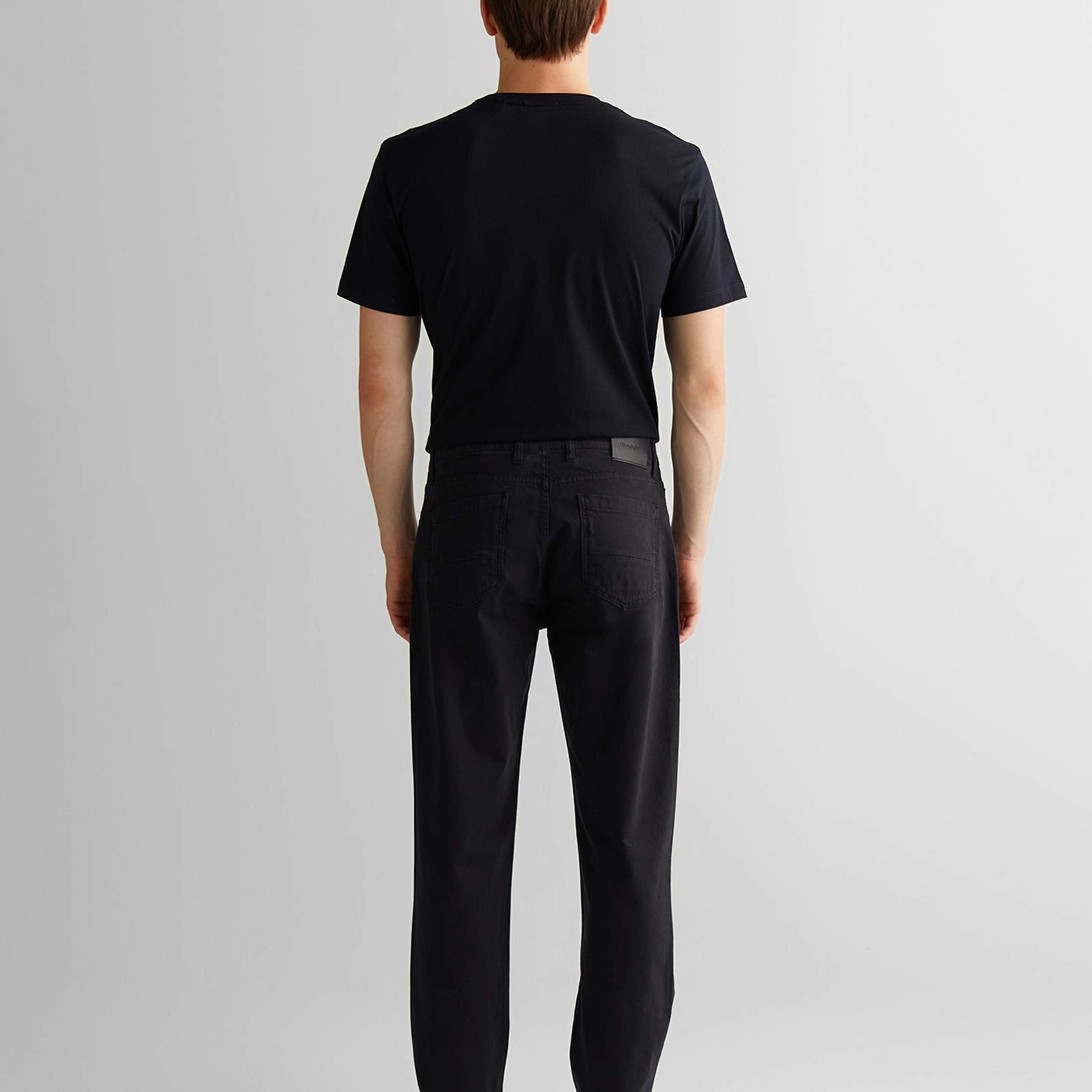 GANT Erkek Siyah Regular Fit Pantolon