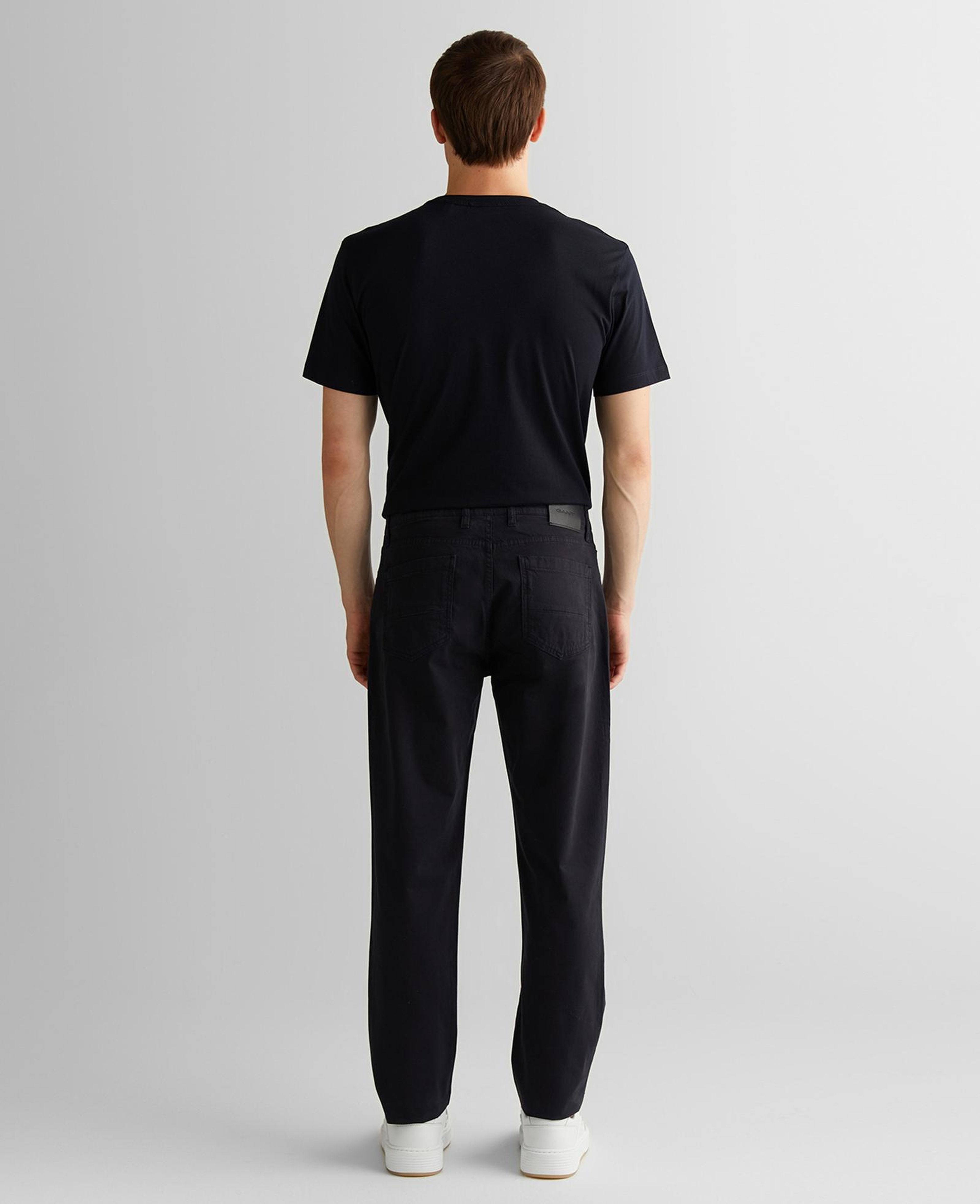 GANT Erkek Siyah Regular Fit Pantolon