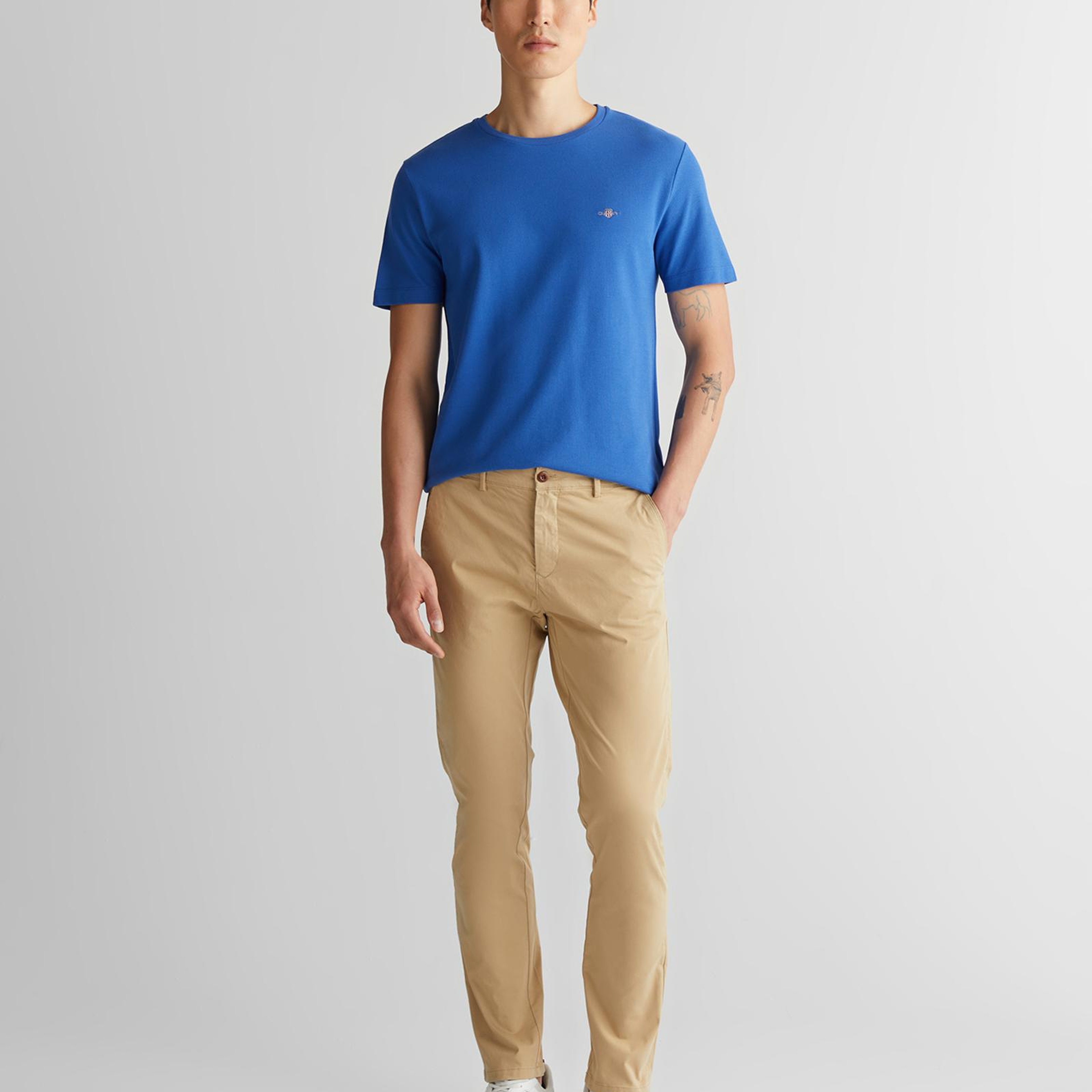 GANT Erkek Bej Slim Fit Pantolon