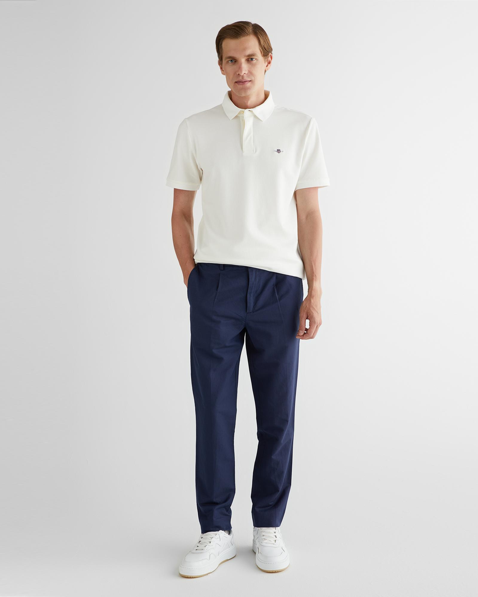 GANT Erkek Mavi Slim Fit Pantolon