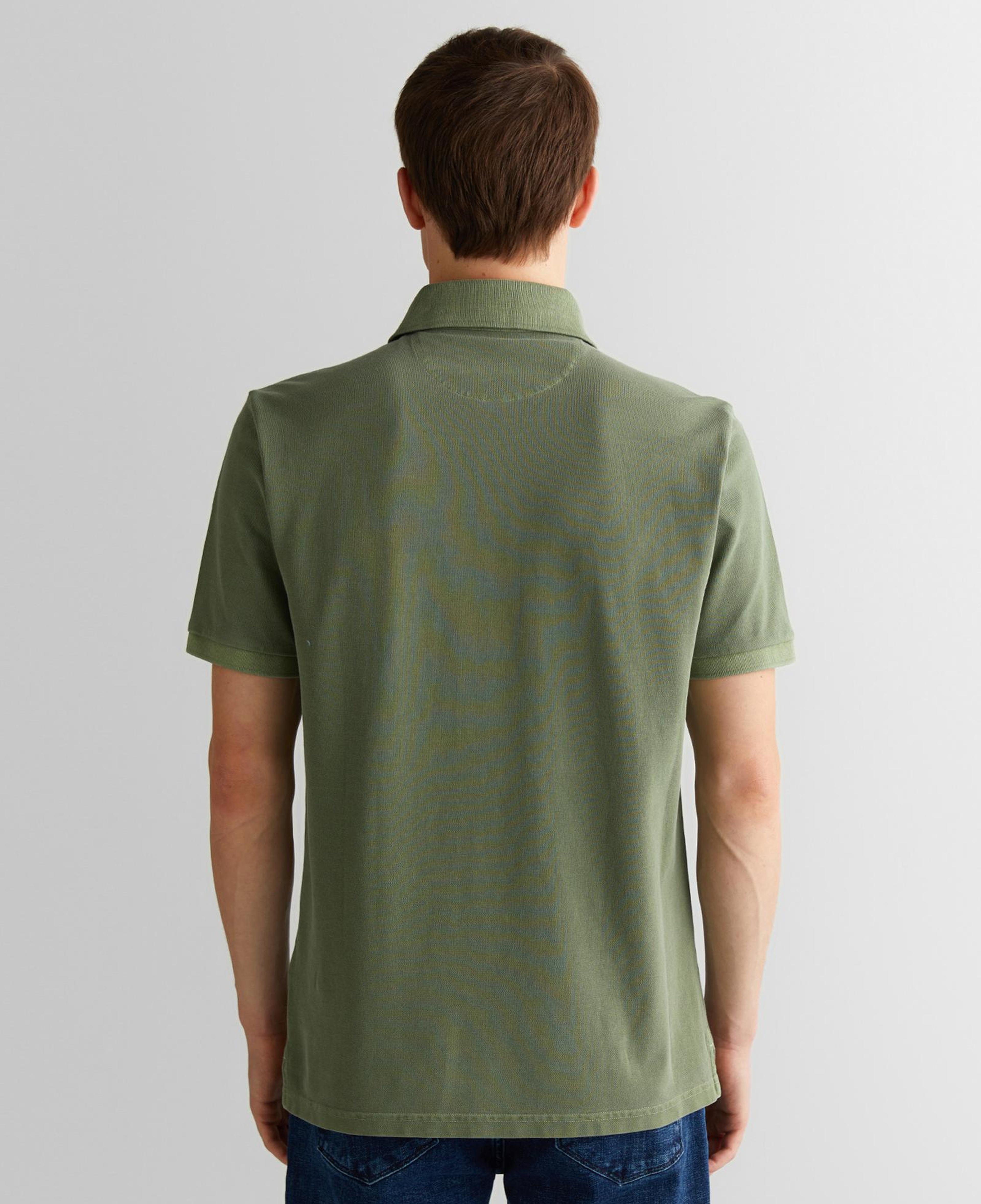 GANT Erkek Yeşil Regular Fit Polo