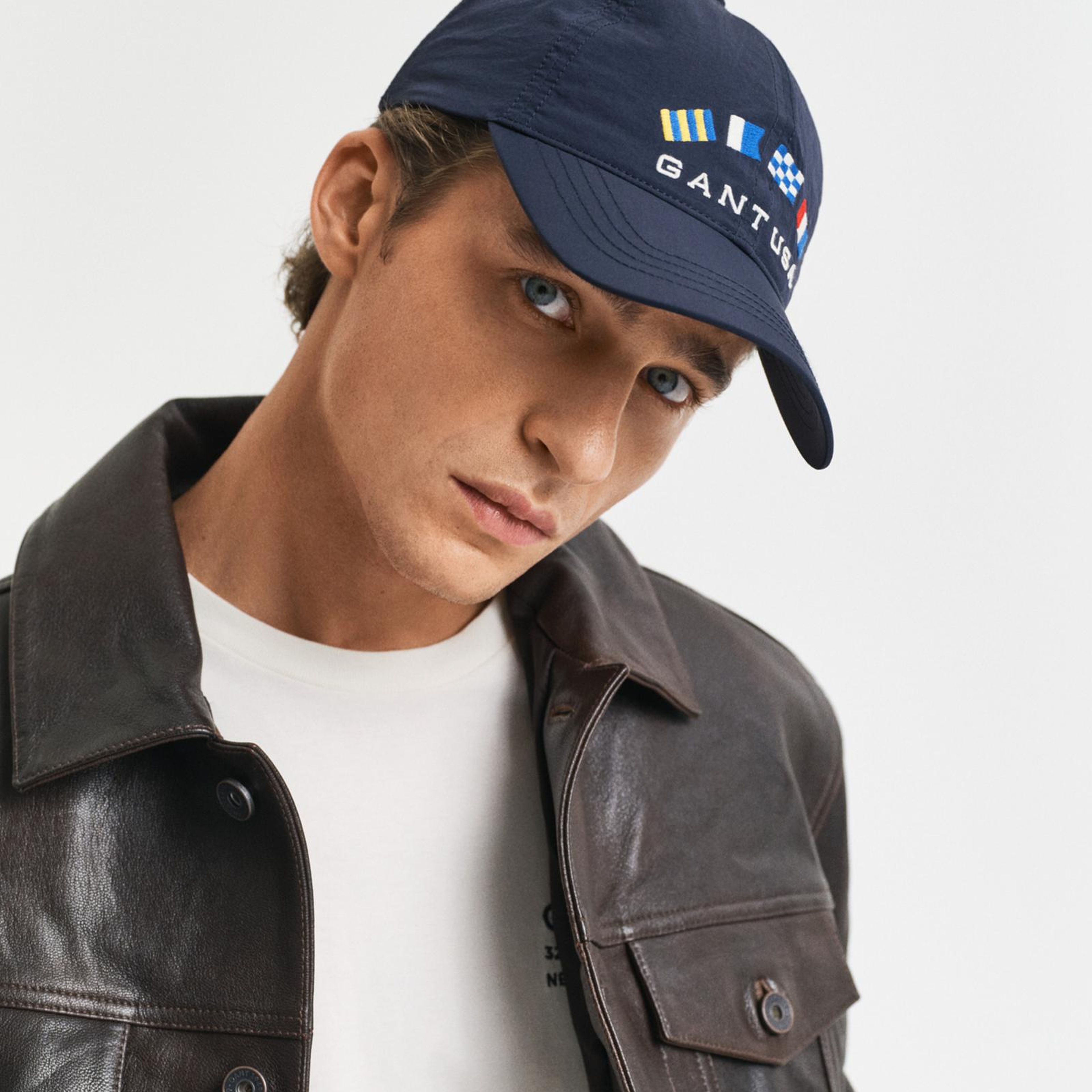 GANT Unisex Lacivert Logolu Şapka