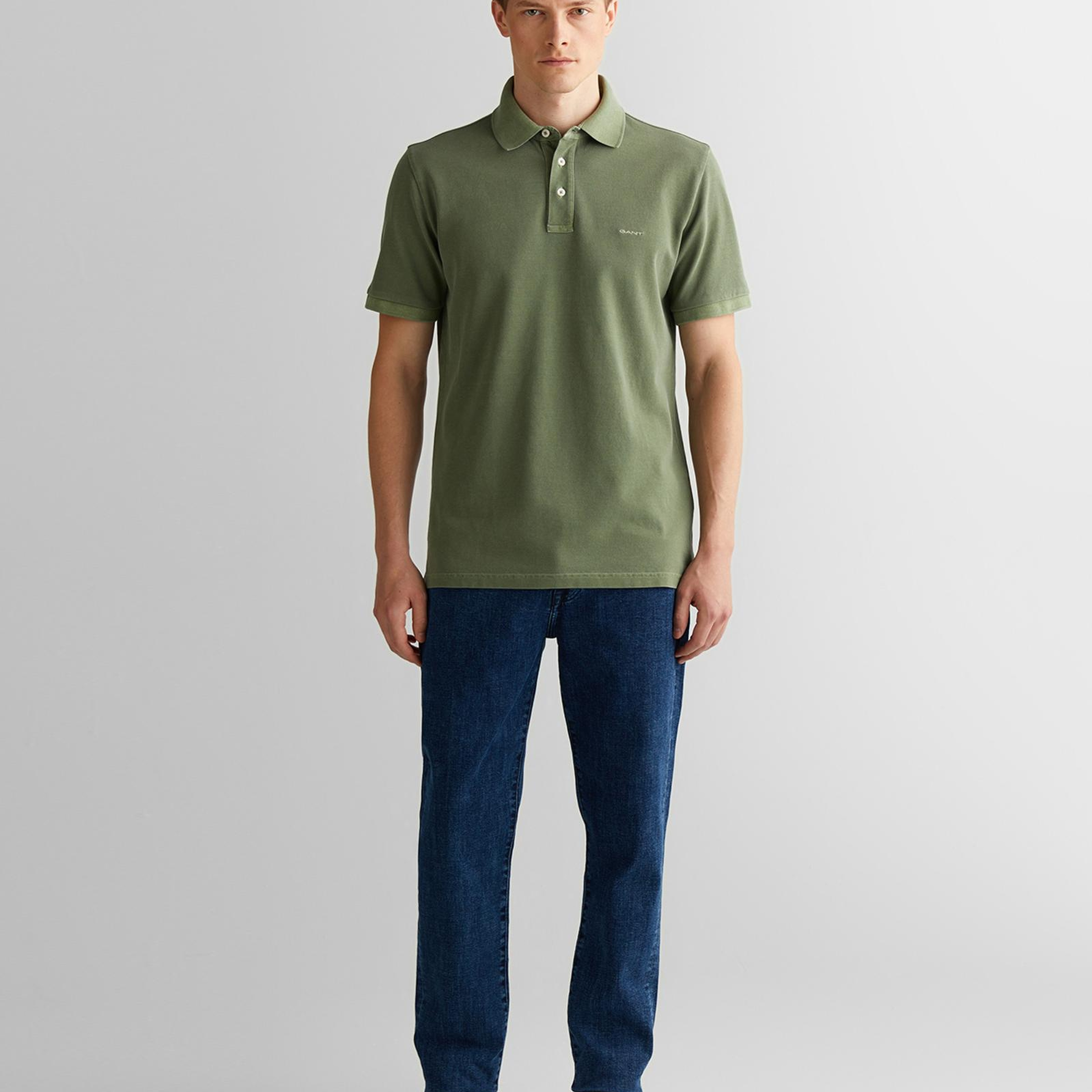 GANT Erkek Mavi Regular Fit Pantolon