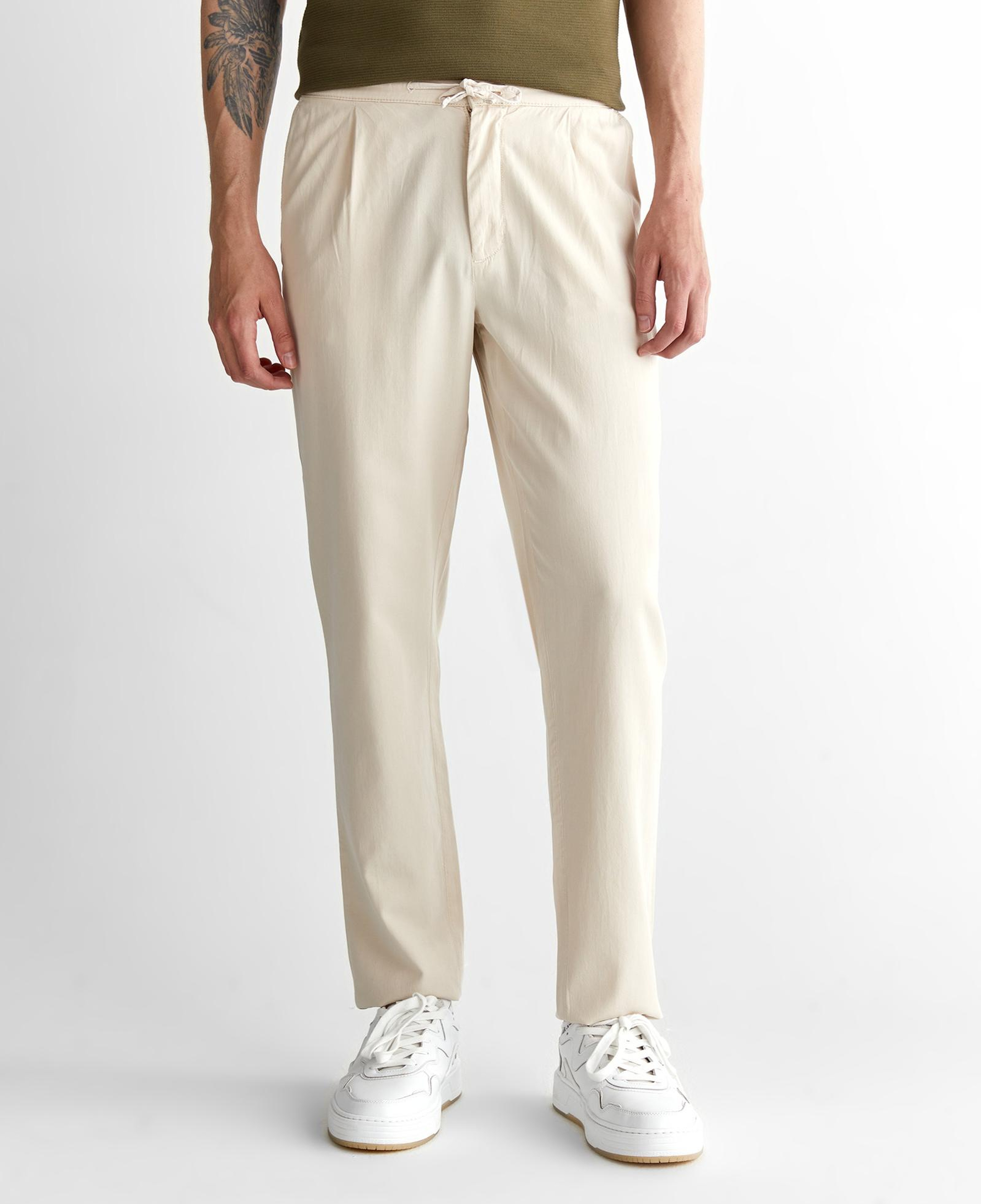 GANT Erkek Krem Jogger Fit Pantolon