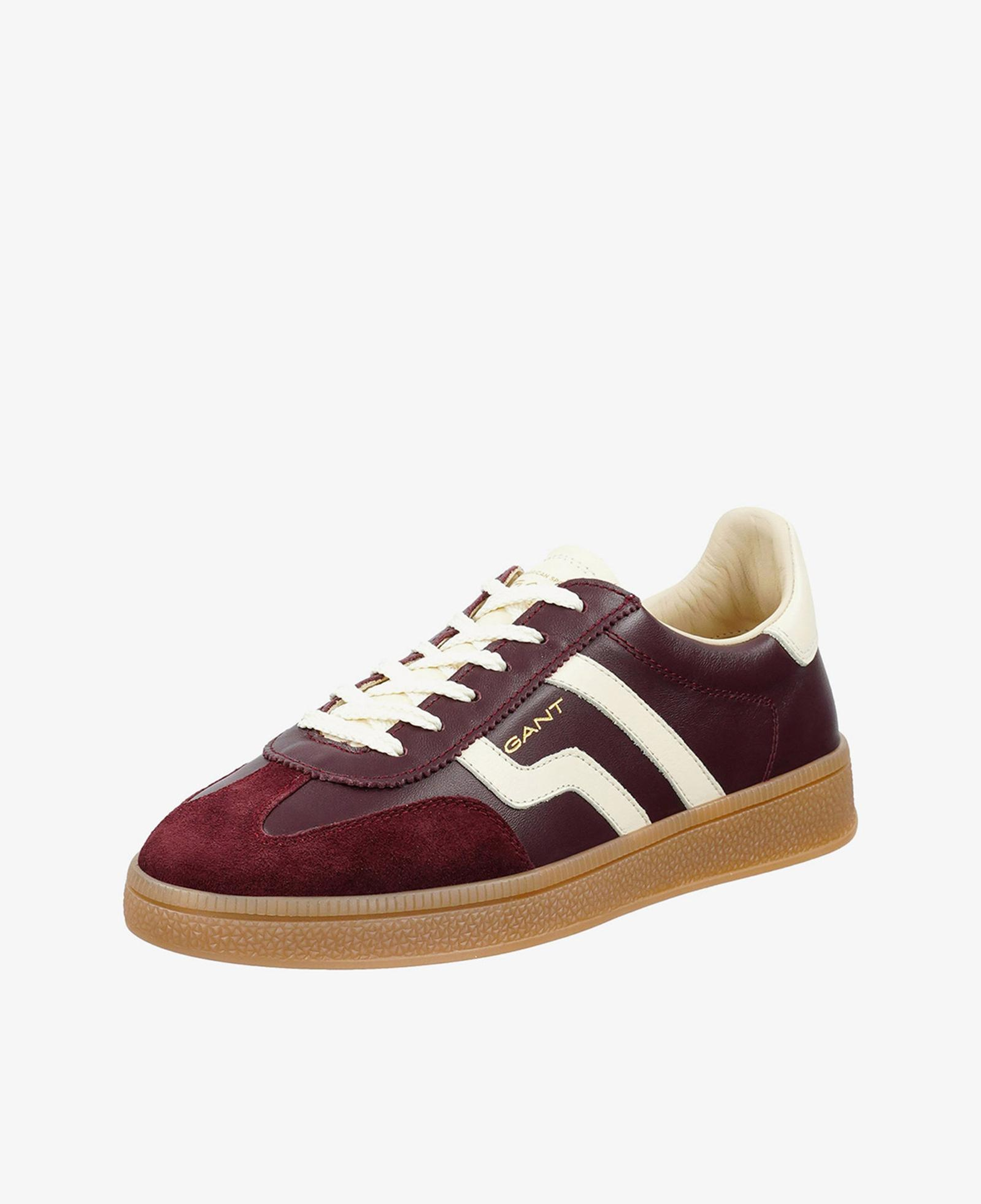 GANT Kadın Bordo Deri Cuzima Sneaker