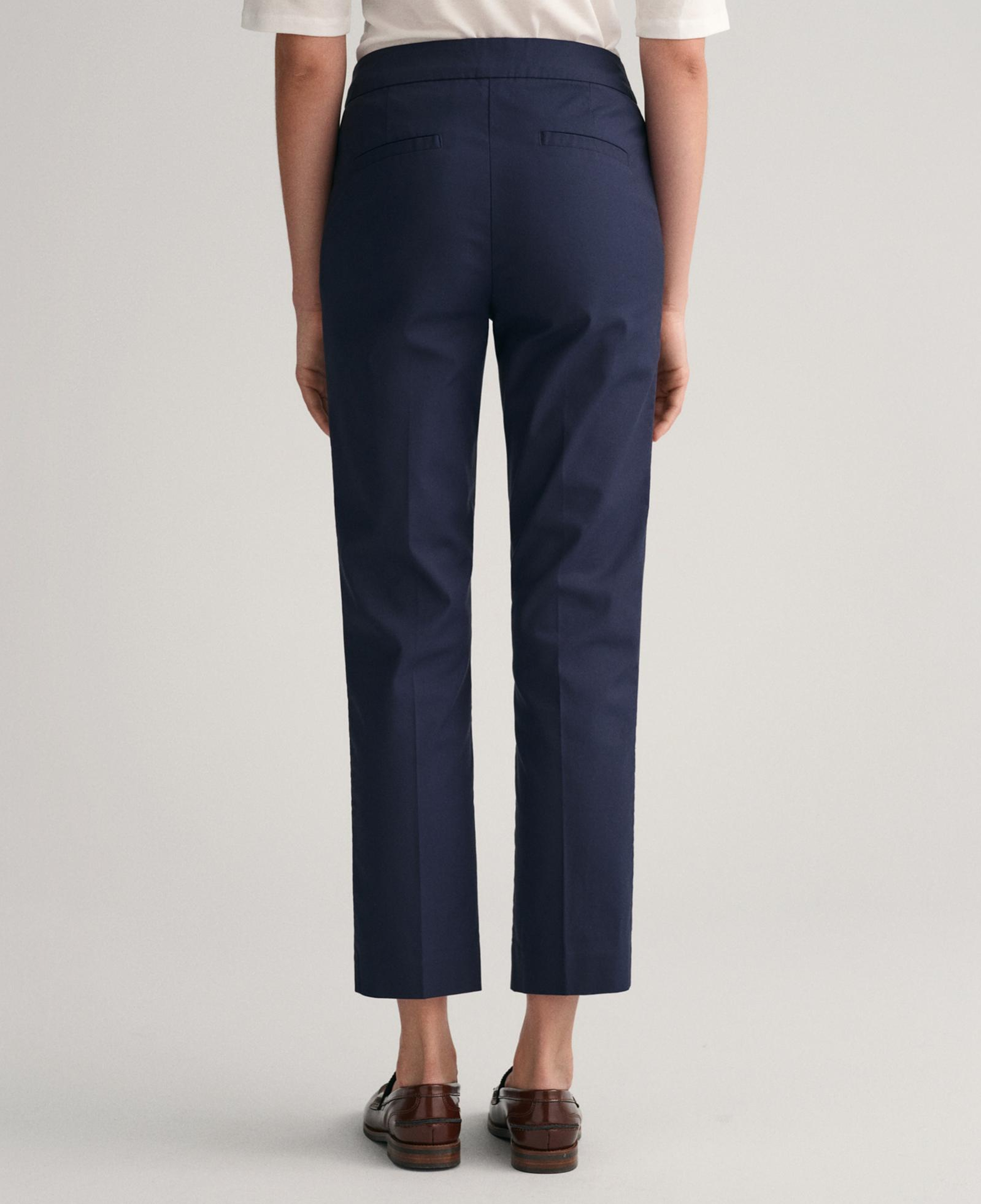 GANT Kadın Lacivert Slim Fit Pantolon