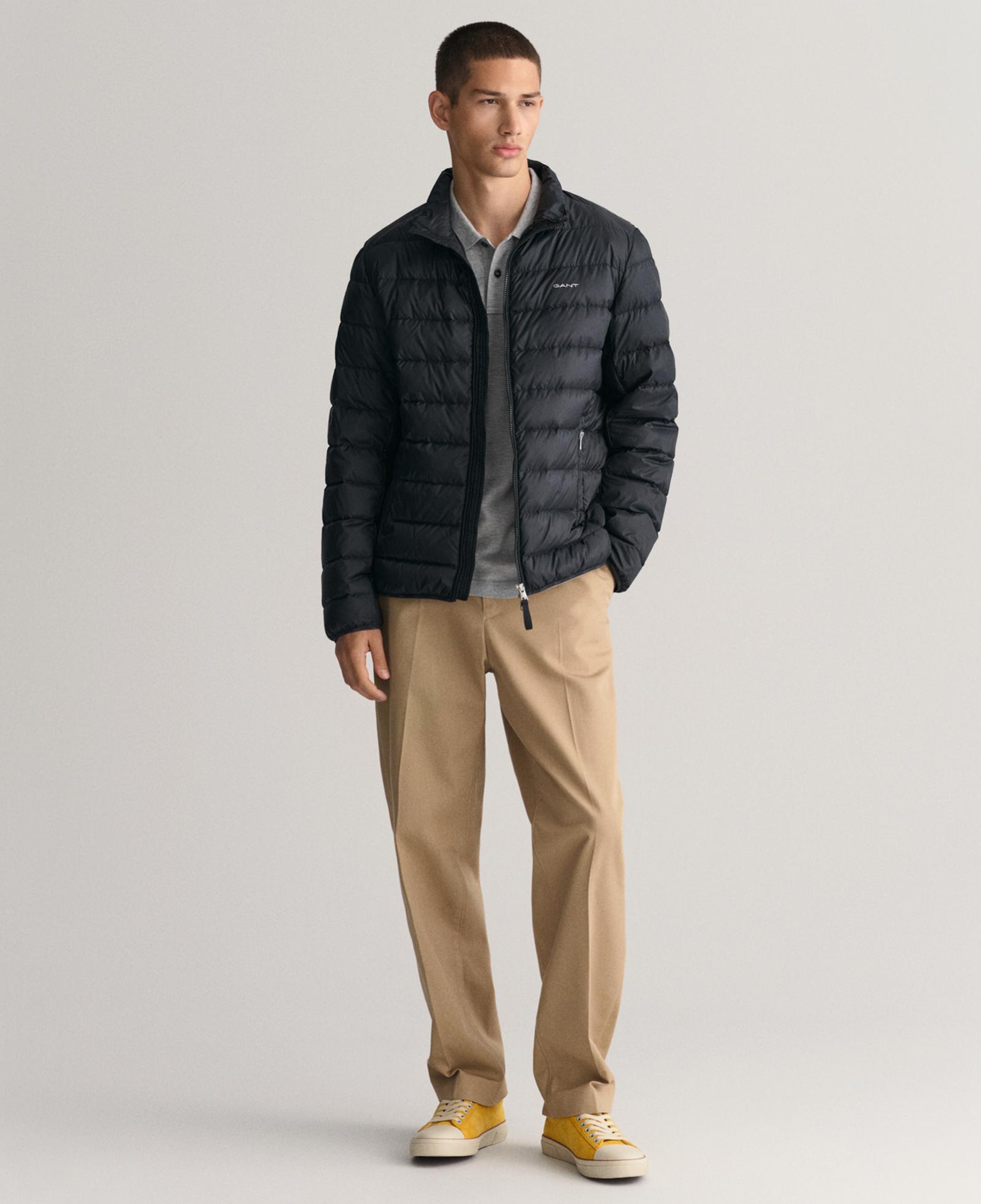 GANT Erkek Gri Slim Fit Polo