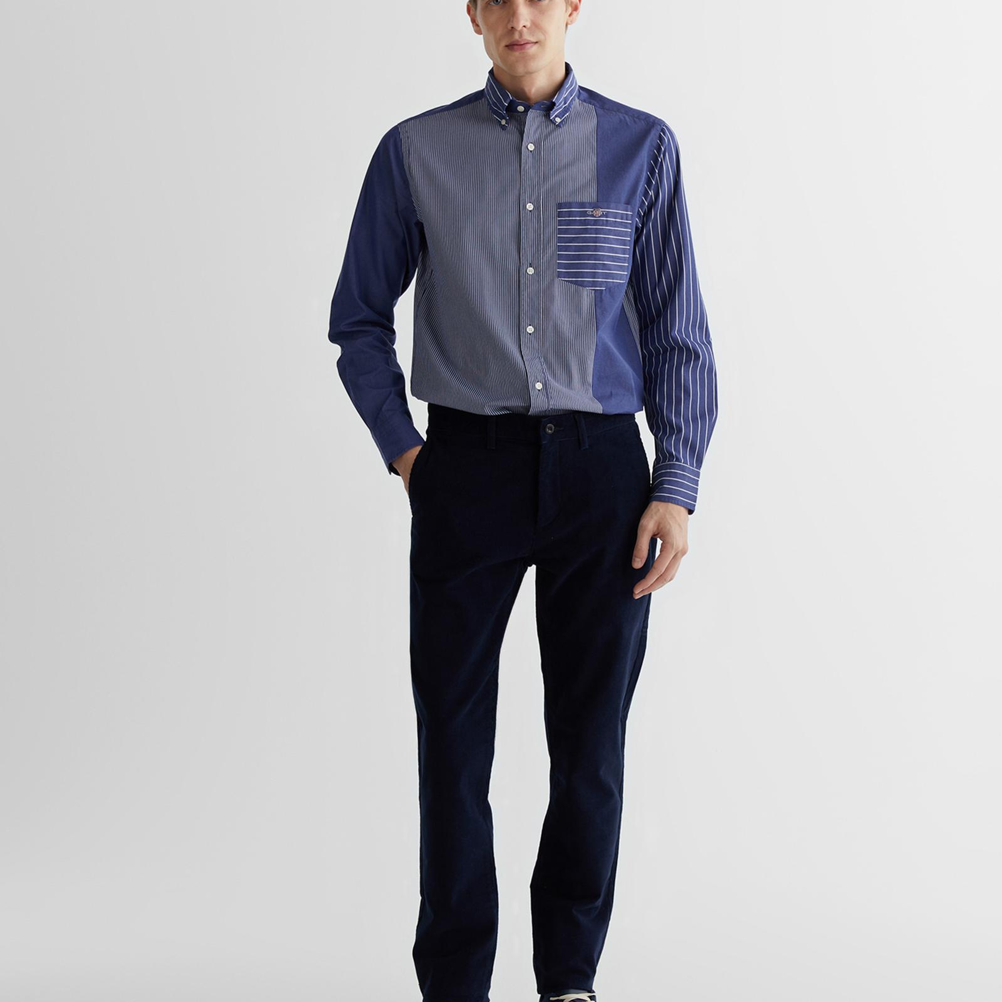 GANT Erkek Lacivert Slim Fit Pantolon