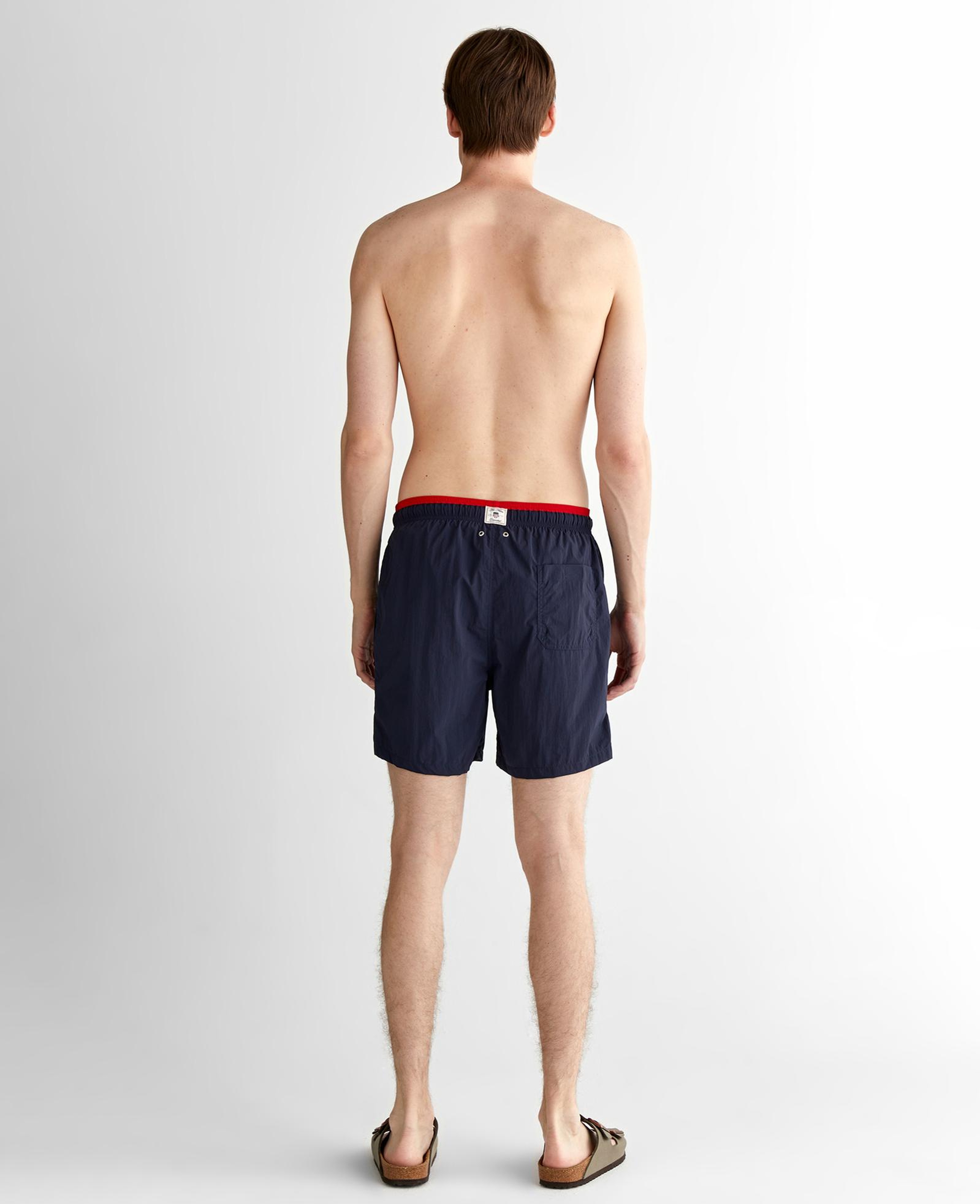 GANT Erkek Lacivert Regular Fit Logolu Mayo Şort