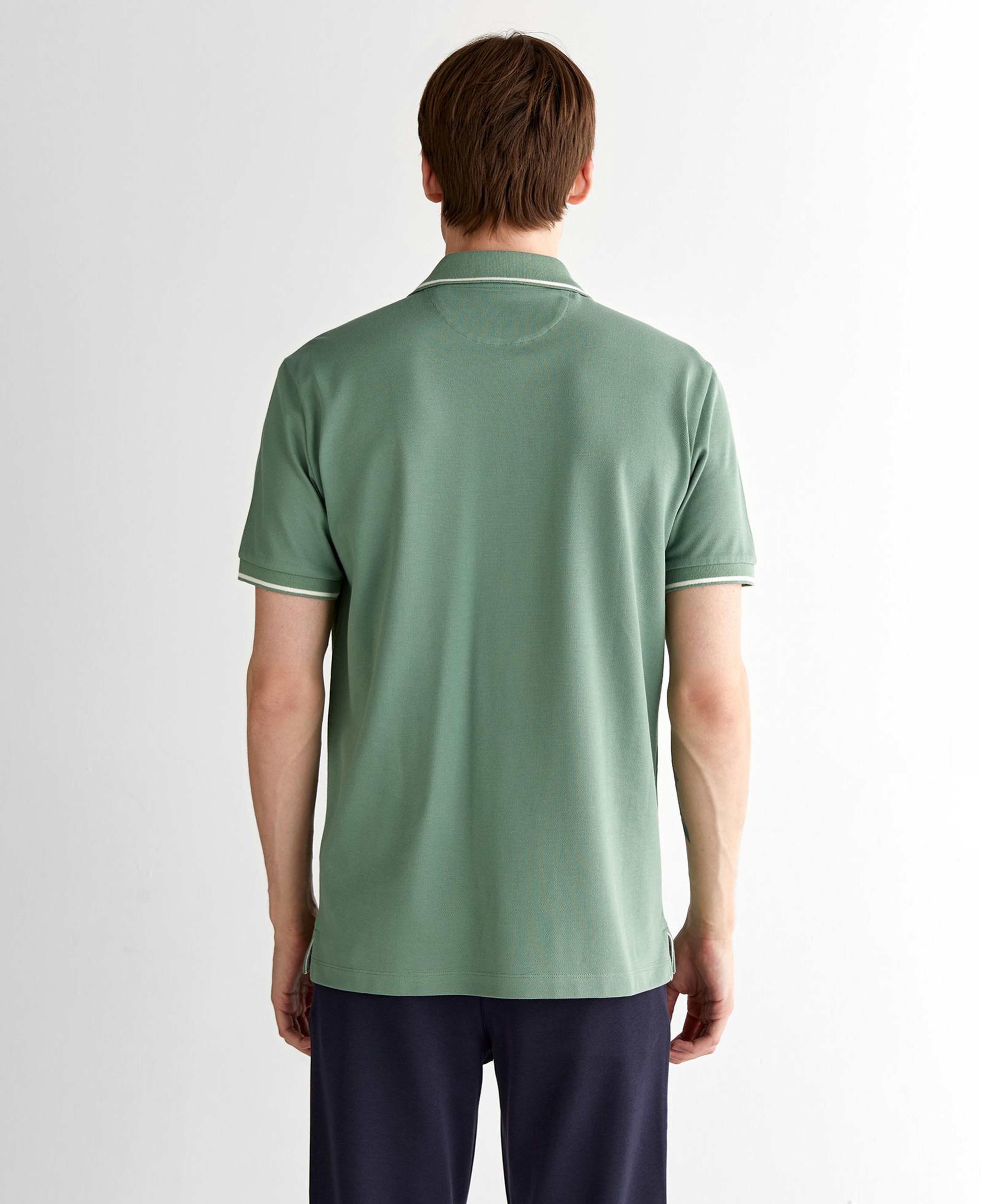 GANT Erkek Yeşil Regular Fit Polo