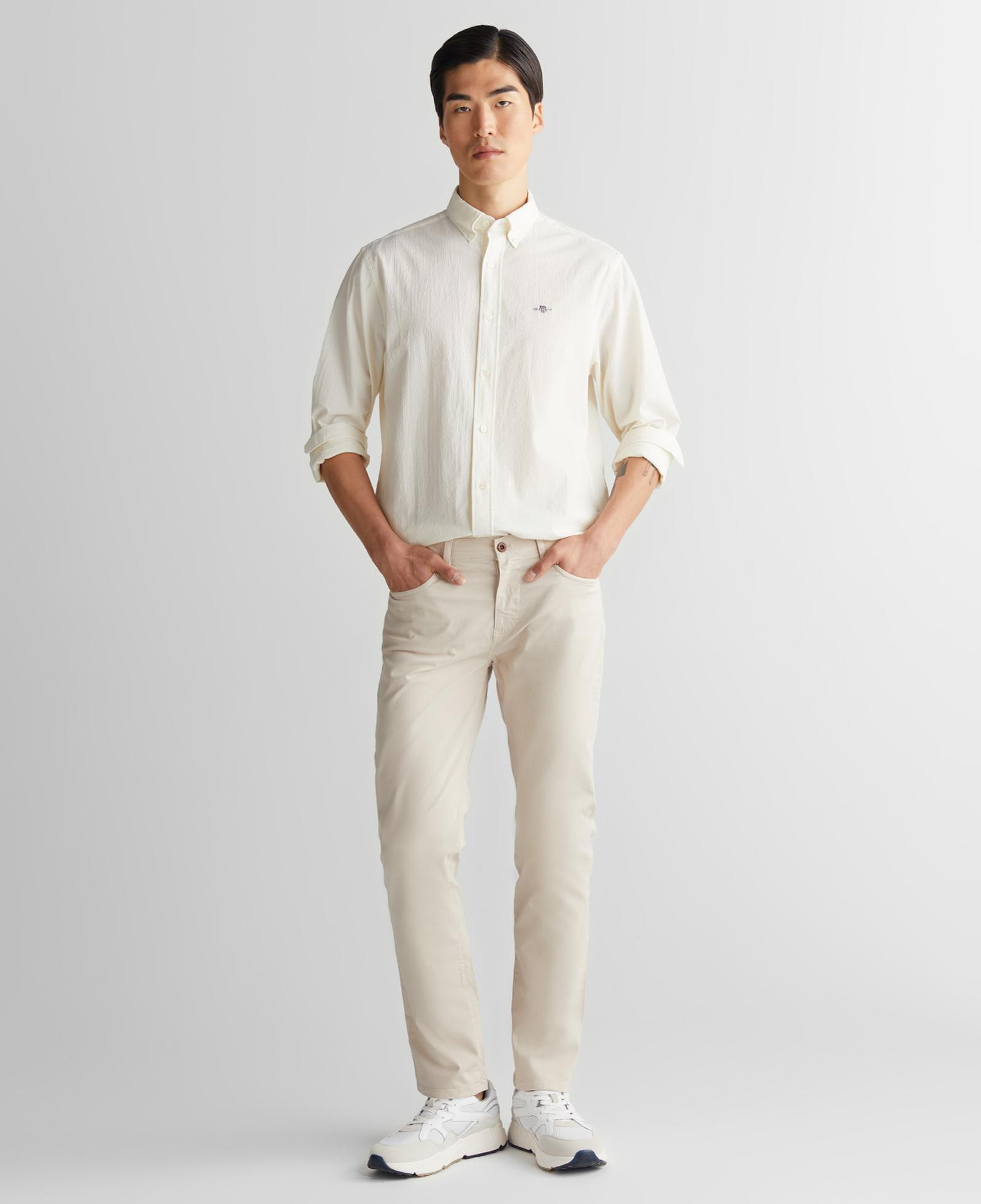 GANT Erkek Bej Regular Fit Pantolon