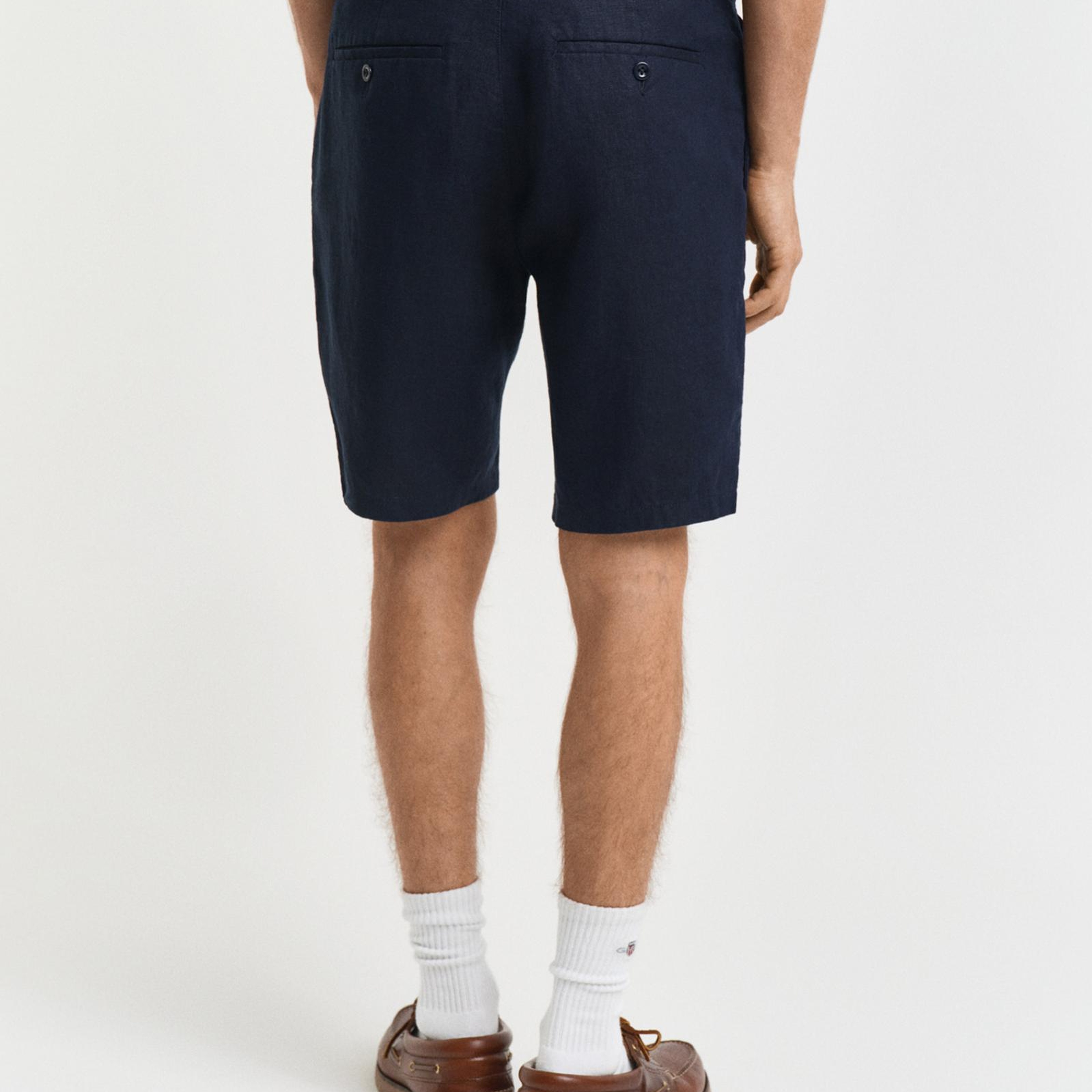 GANT Erkek Lacivert Relaxed Fit Şort