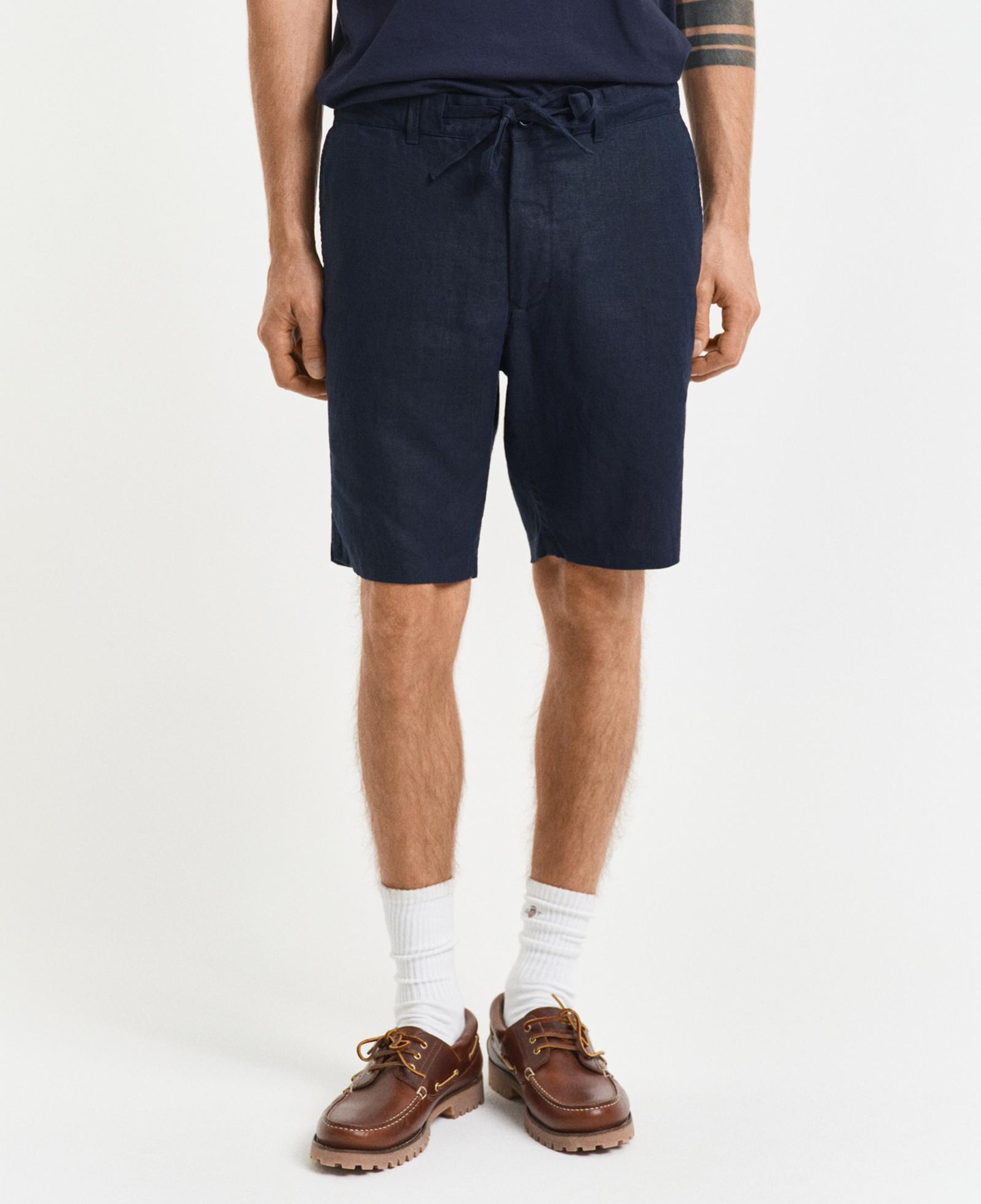 GANT Erkek Lacivert Relaxed Fit Şort