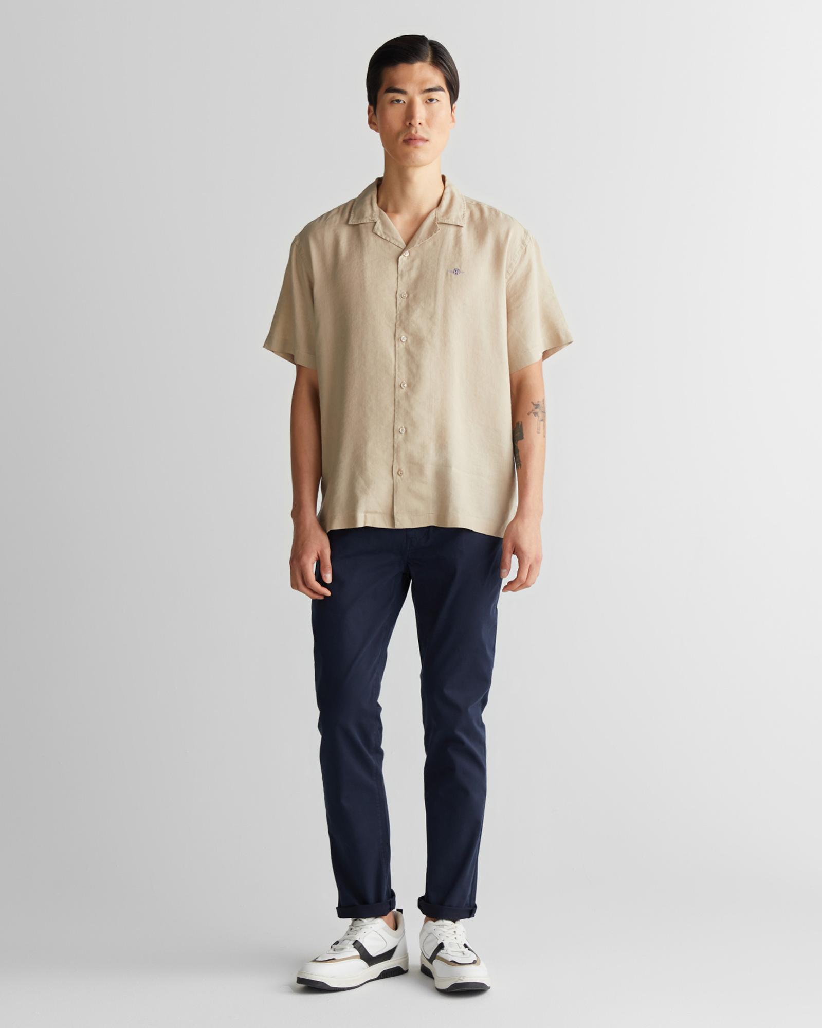GANT Erkek Lacivert Regular Fit Pantolon