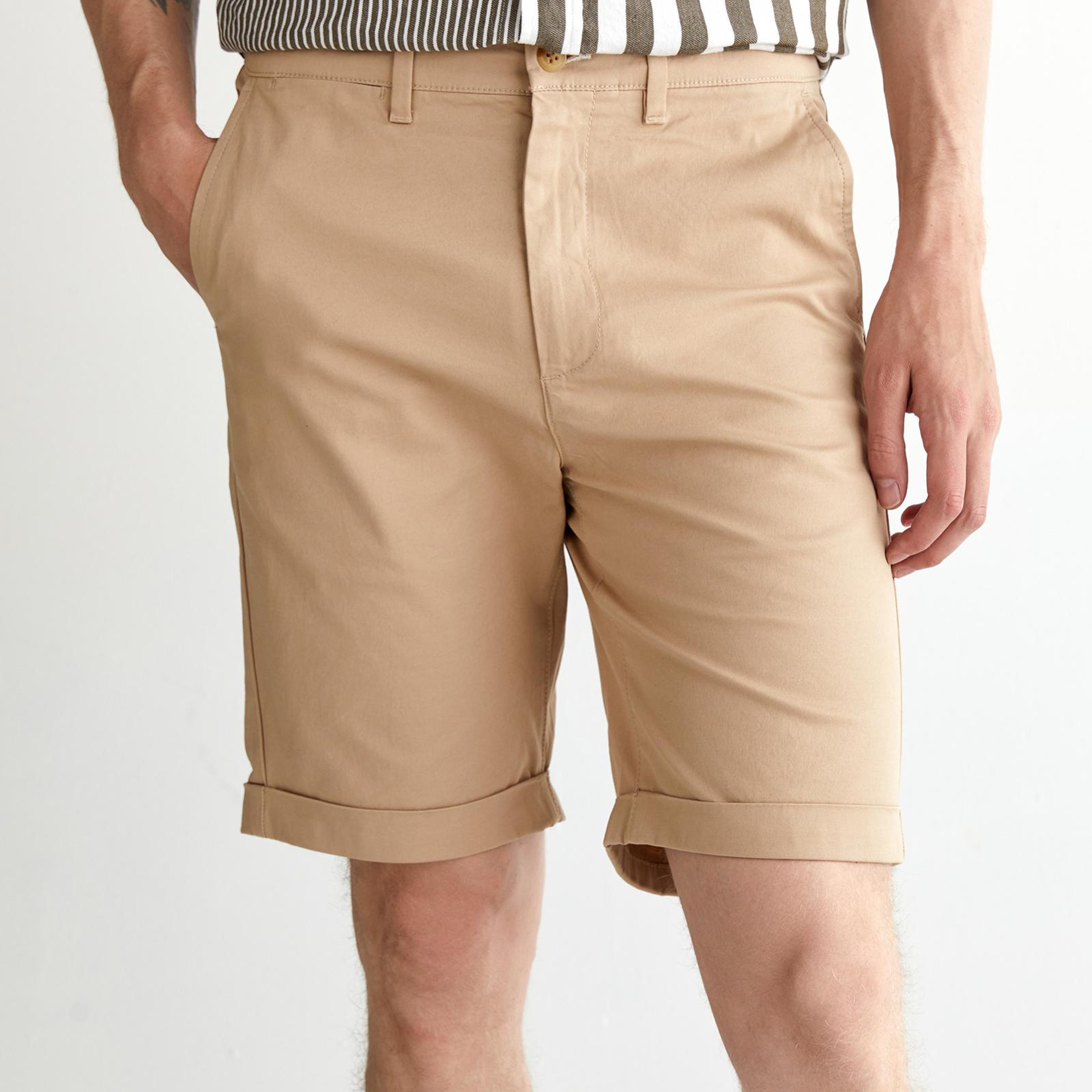 GANT Erkek Bej Slim Fit Şort