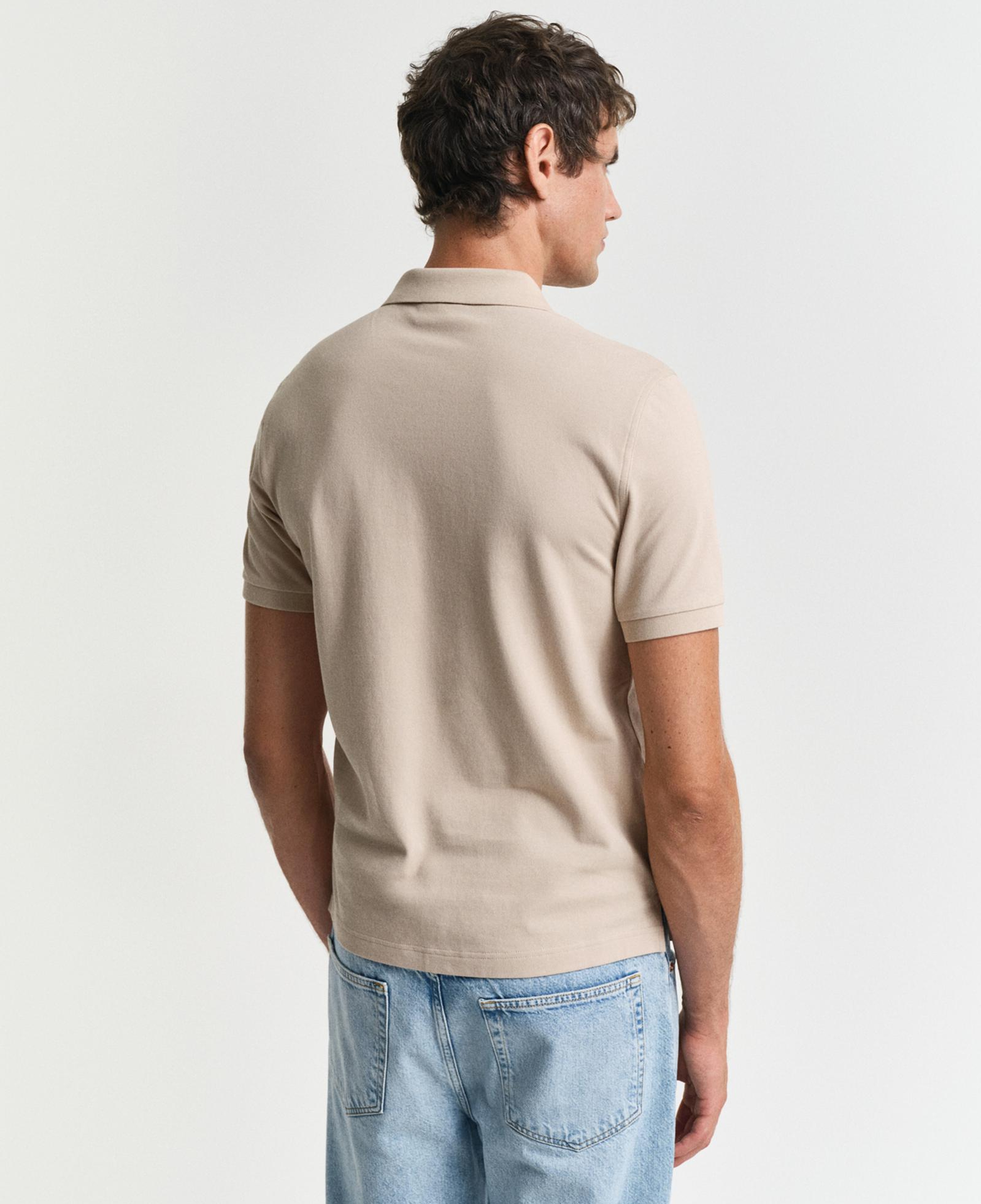 GANT Erkek Bej Regular Fit Polo
