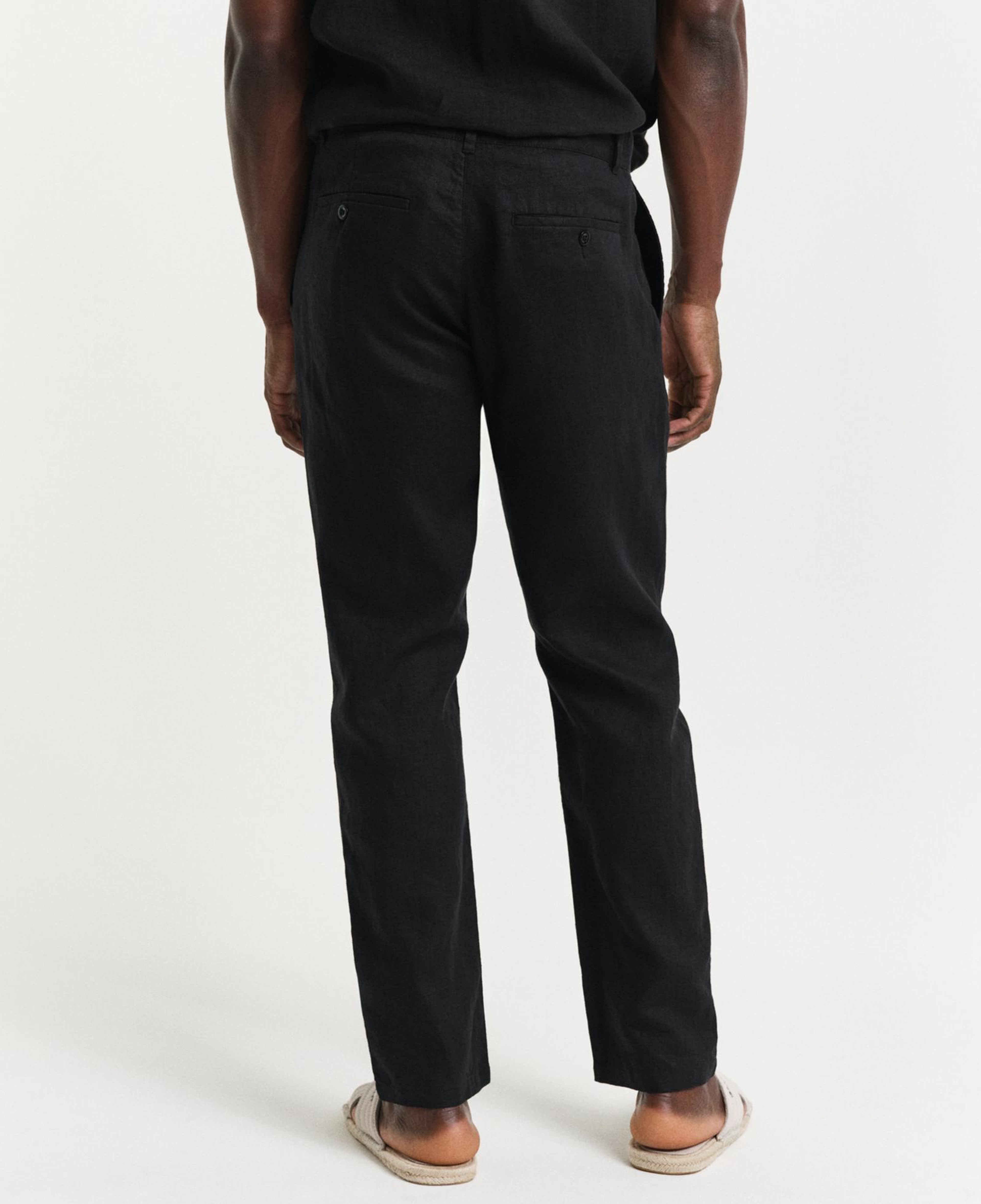 GANT Erkek Siyah Relaxed Fit Pantolon