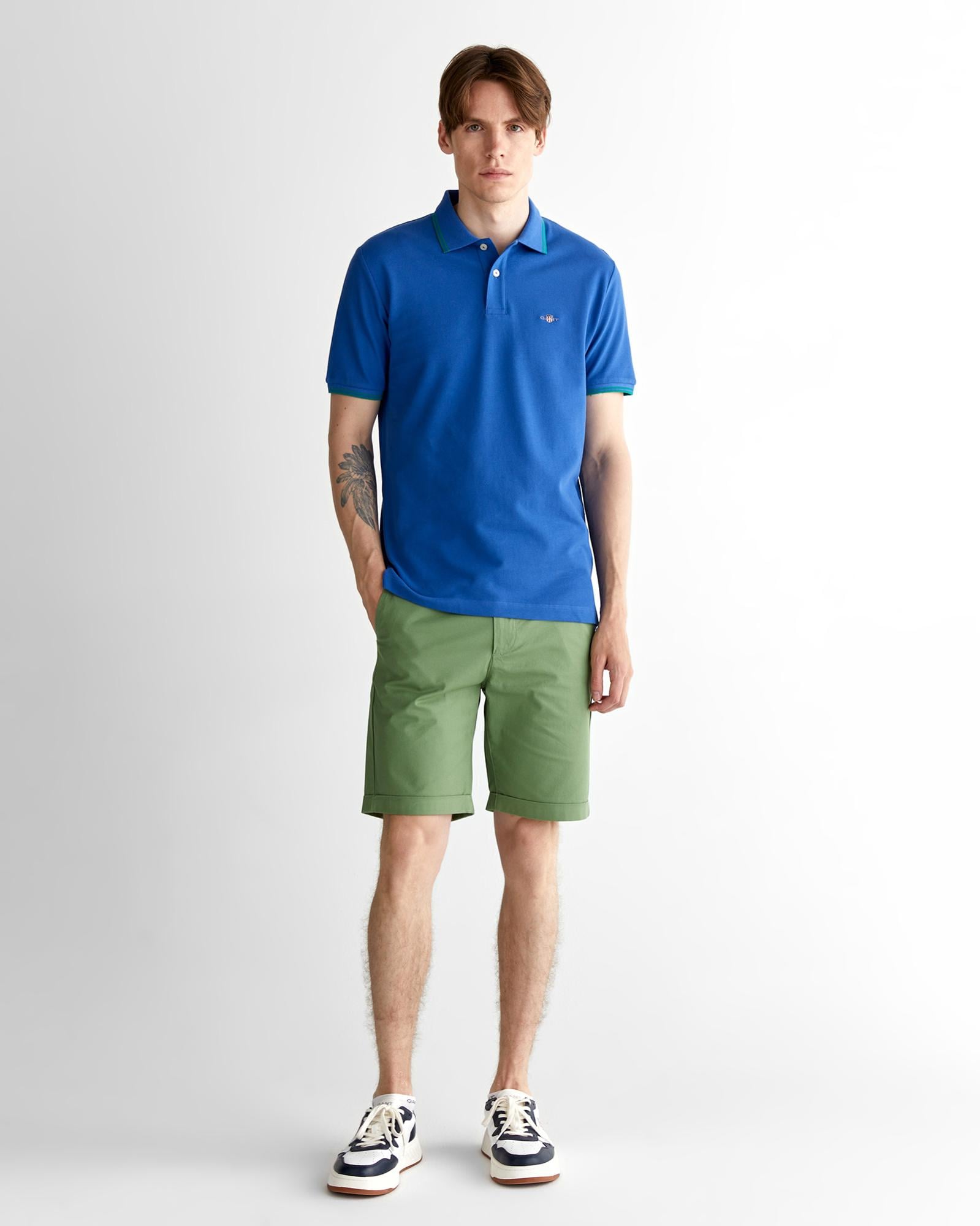 GANT Erkek Lacivert Regular Fit Polo