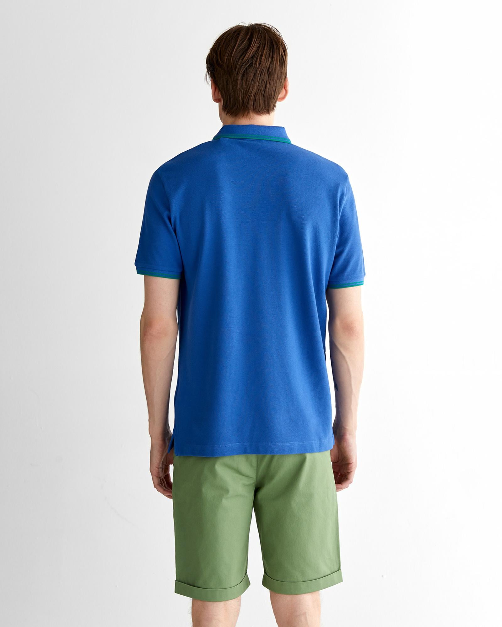 GANT Erkek Lacivert Regular Fit Polo