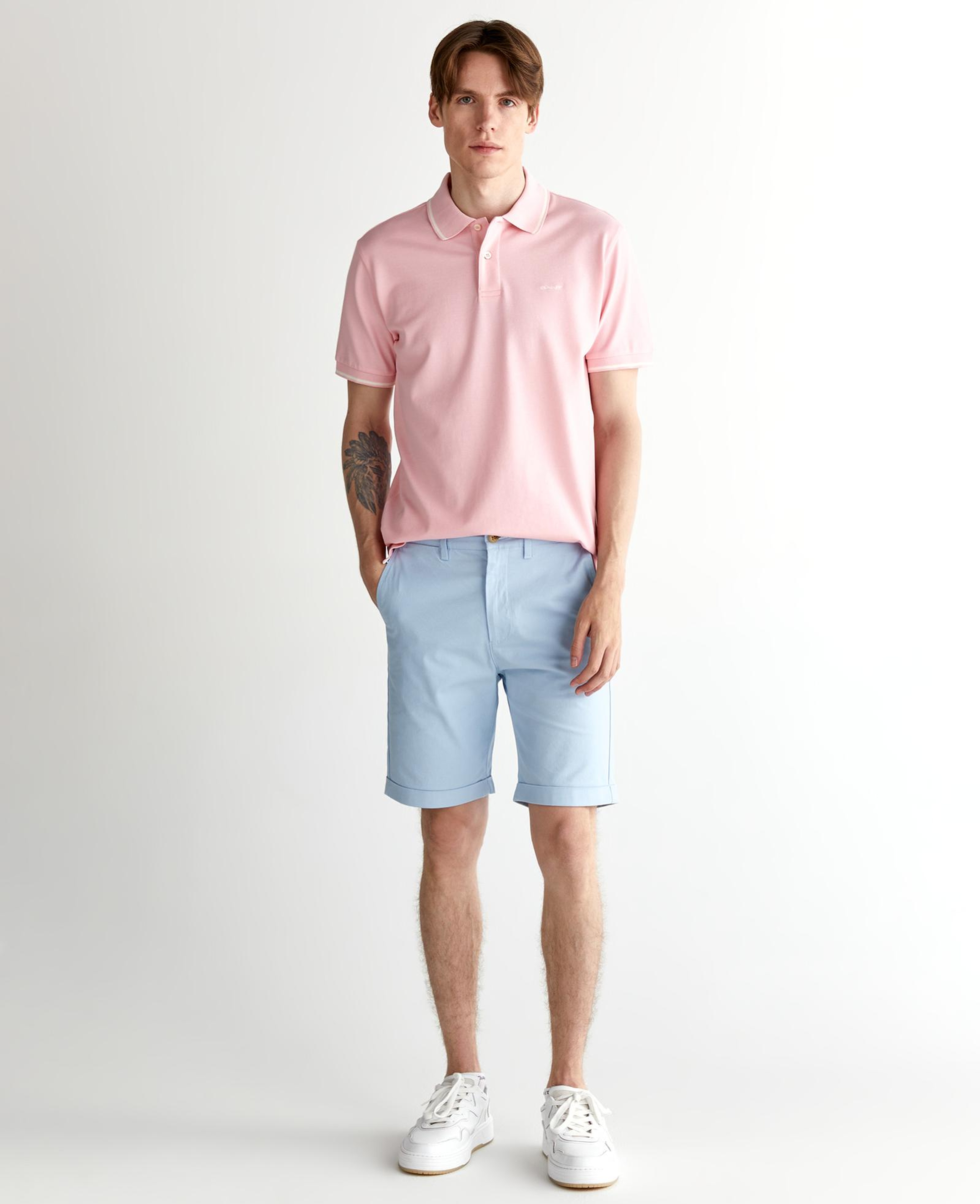 GANT Erkek Pembe Regular Fit Polo