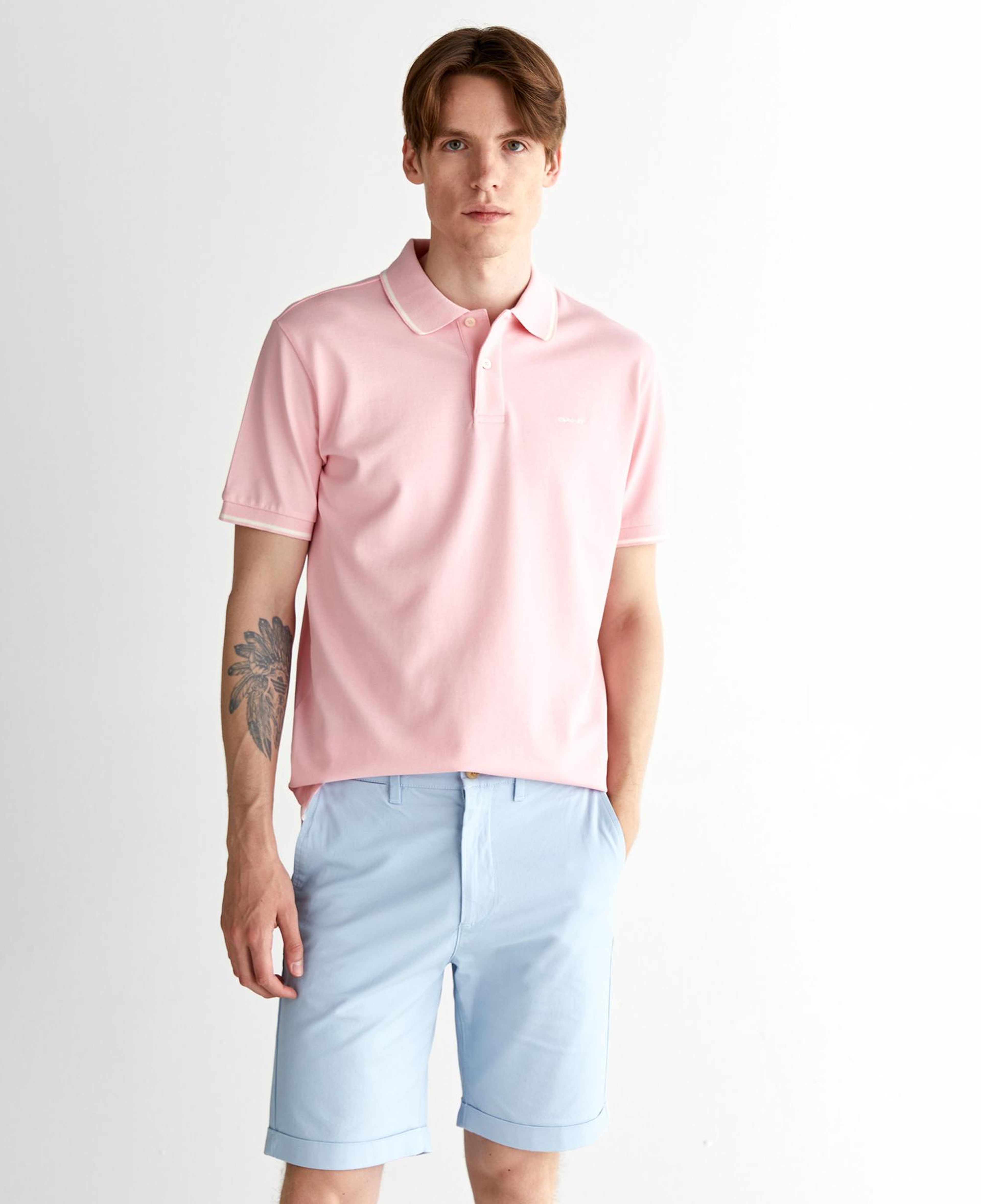 GANT Erkek Pembe Regular Fit Polo