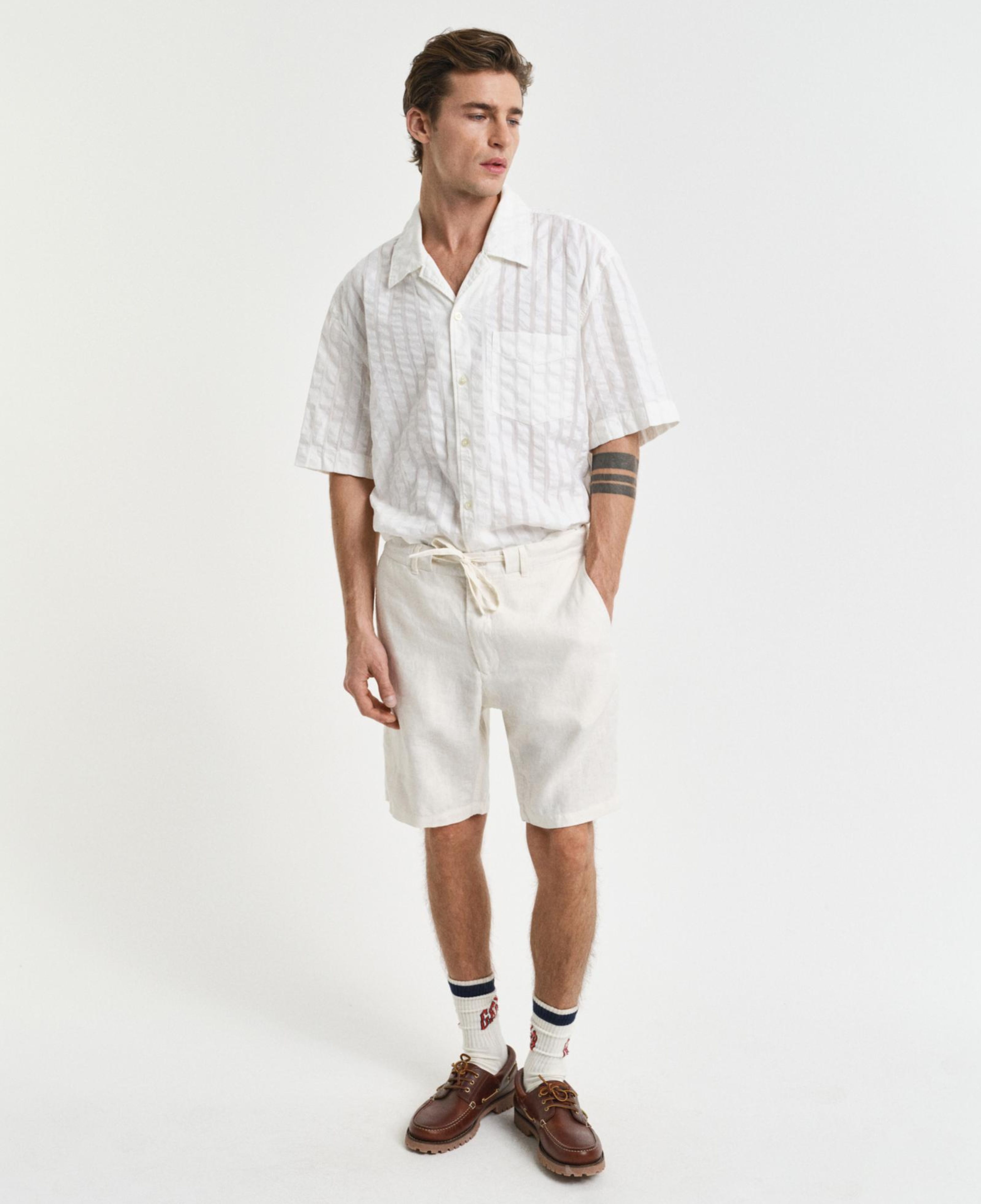 GANT Erkek Krem Relaxed Fit Şort