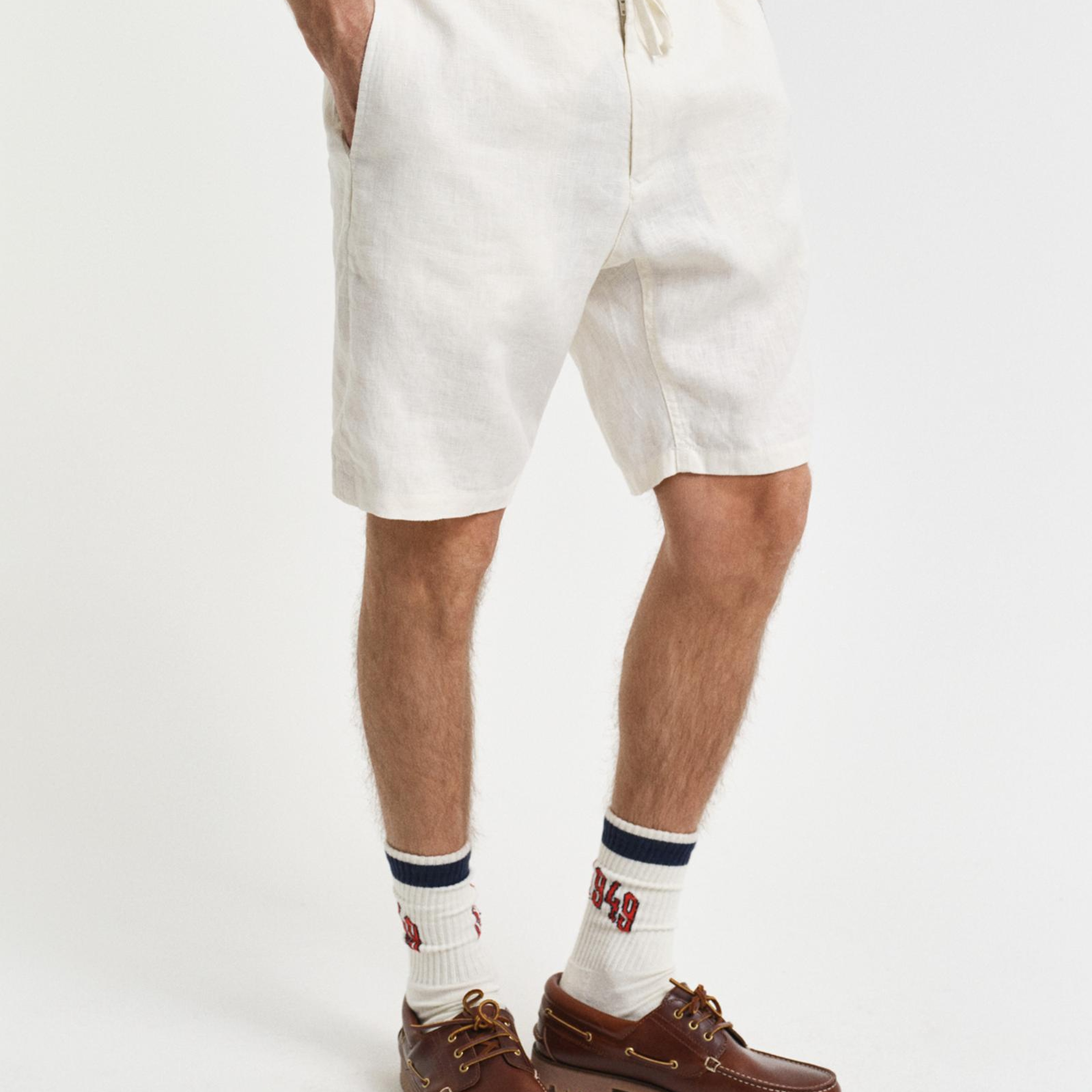 GANT Erkek Krem Relaxed Fit Şort