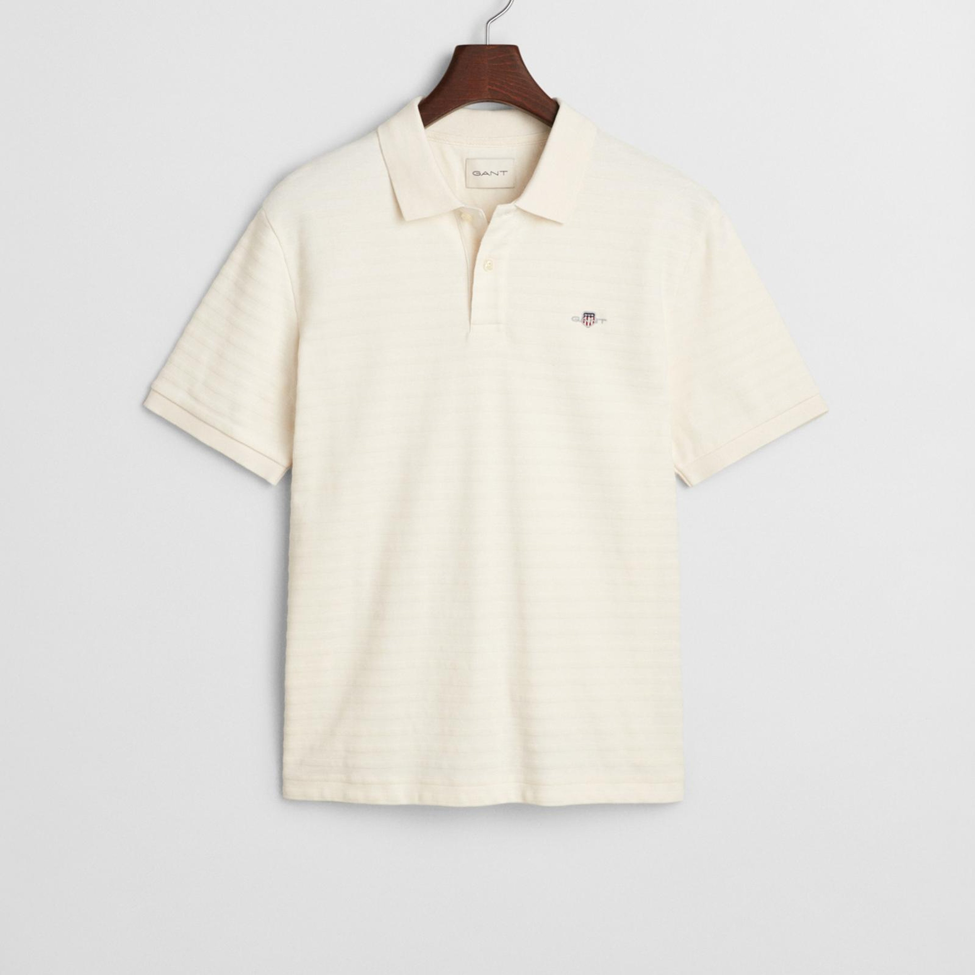 GANT Erkek Krem Regular Fit Polo