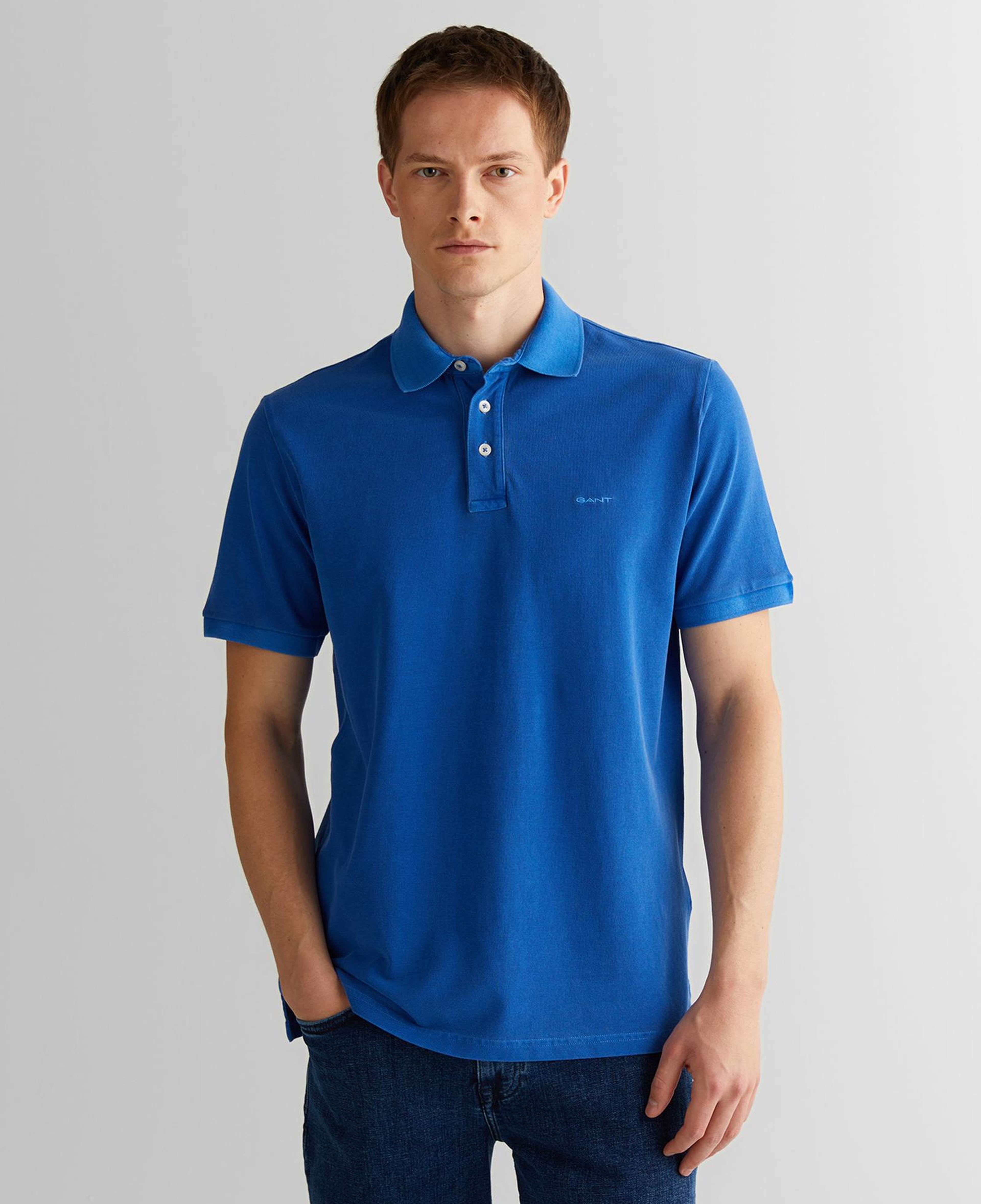 GANT Erkek Lacivert Regular Fit Polo
