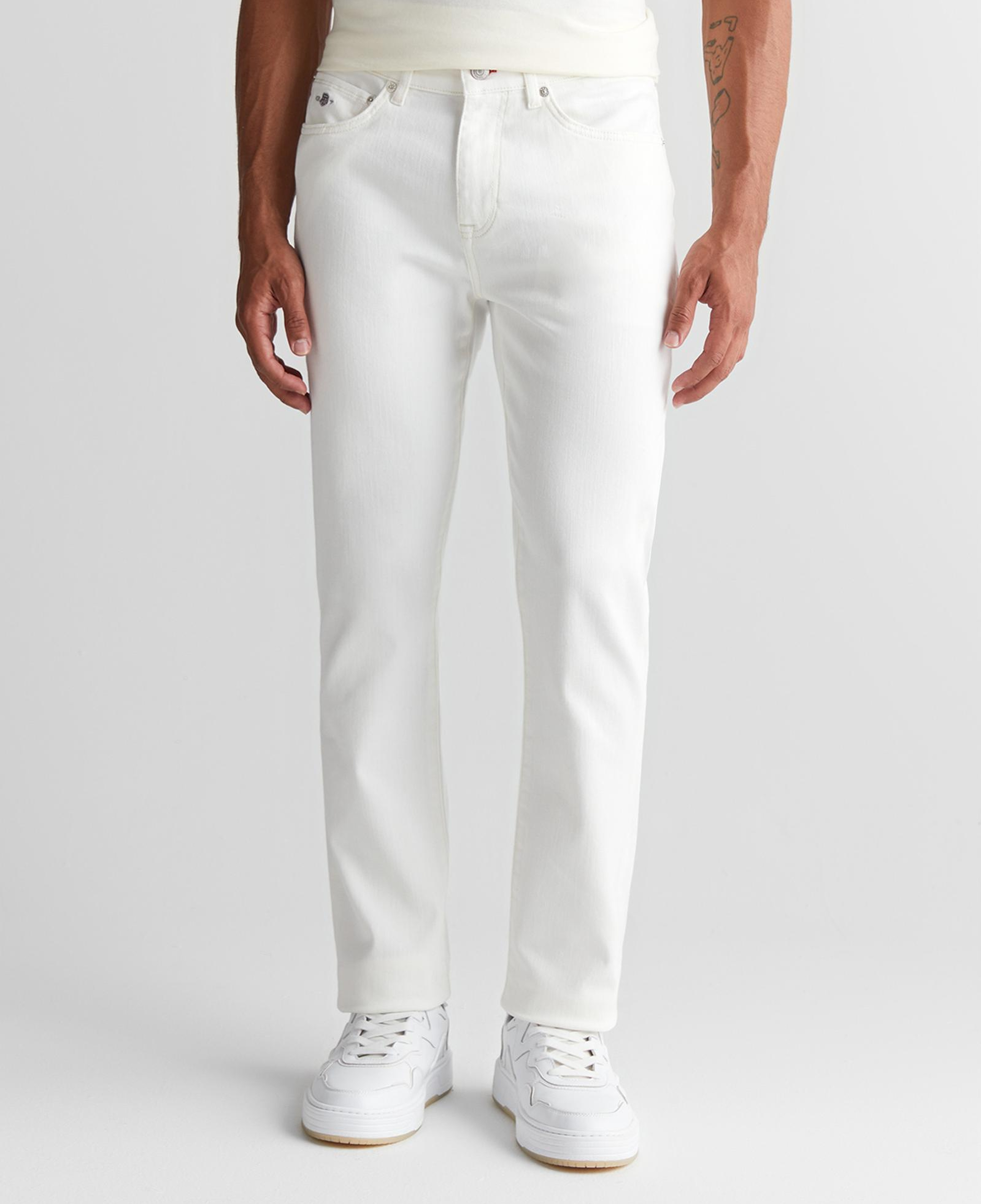 GANT Erkek Krem Regular Fit Pantolon