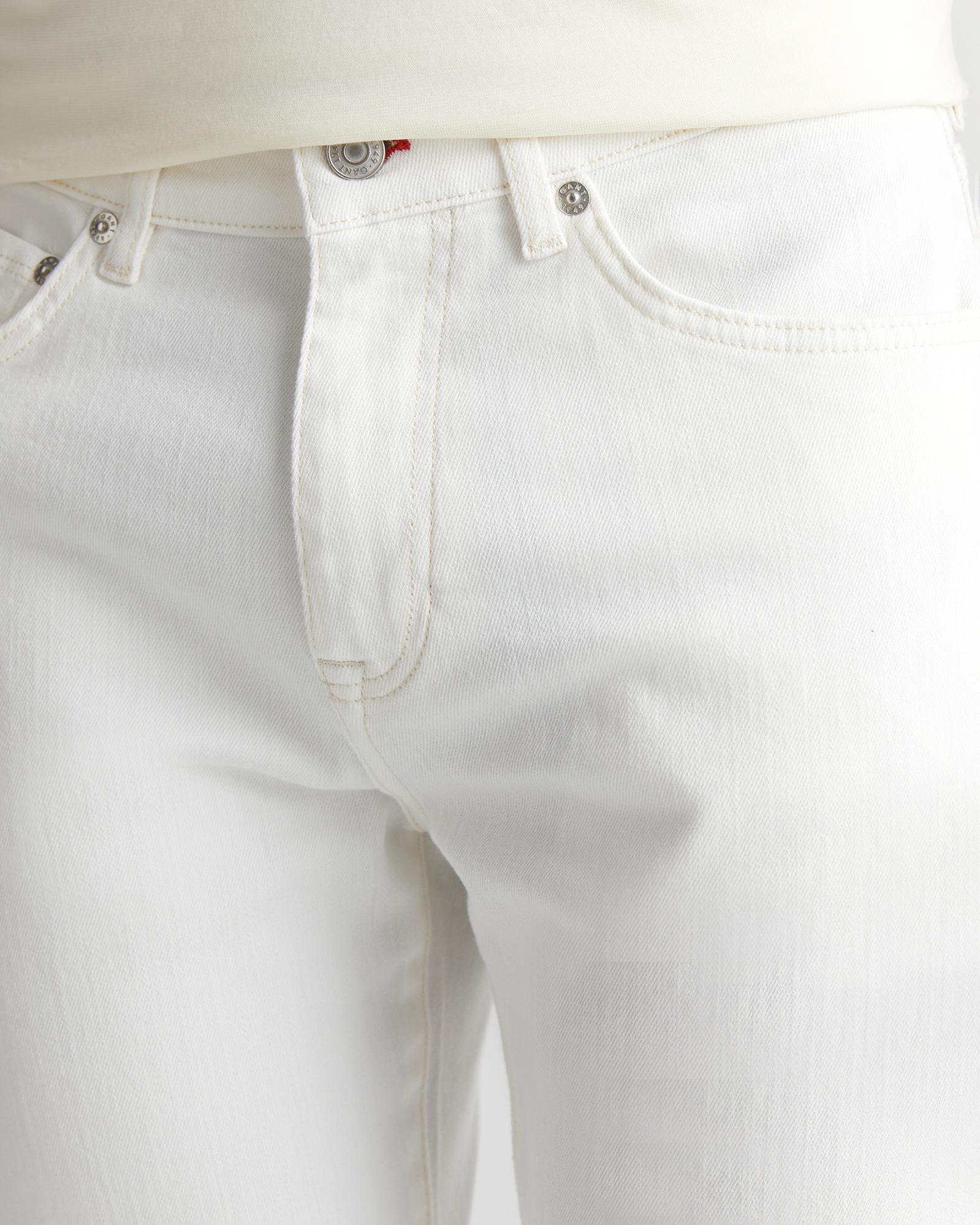 GANT Erkek Krem Regular Fit Pantolon