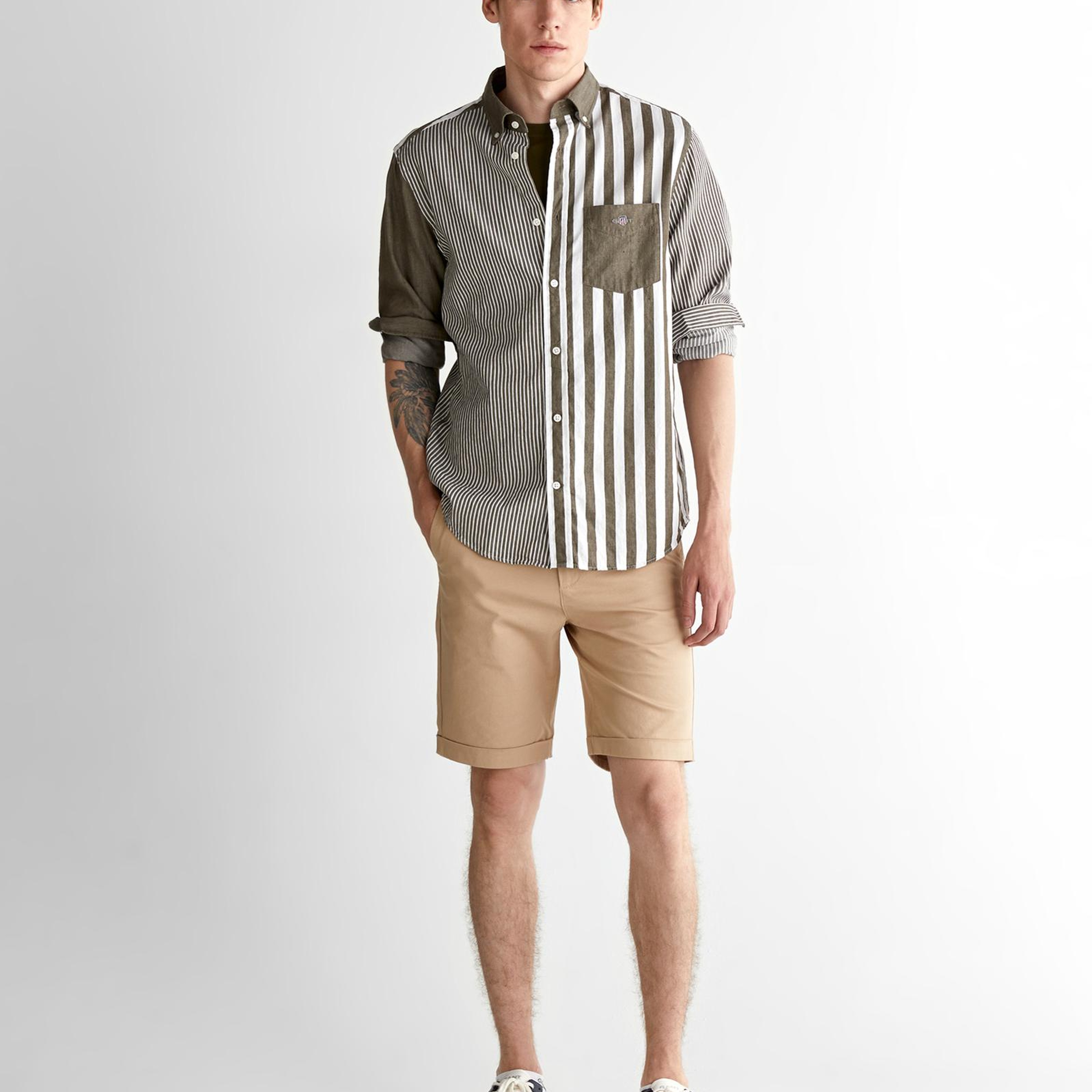 GANT Erkek Bej Slim Fit Şort