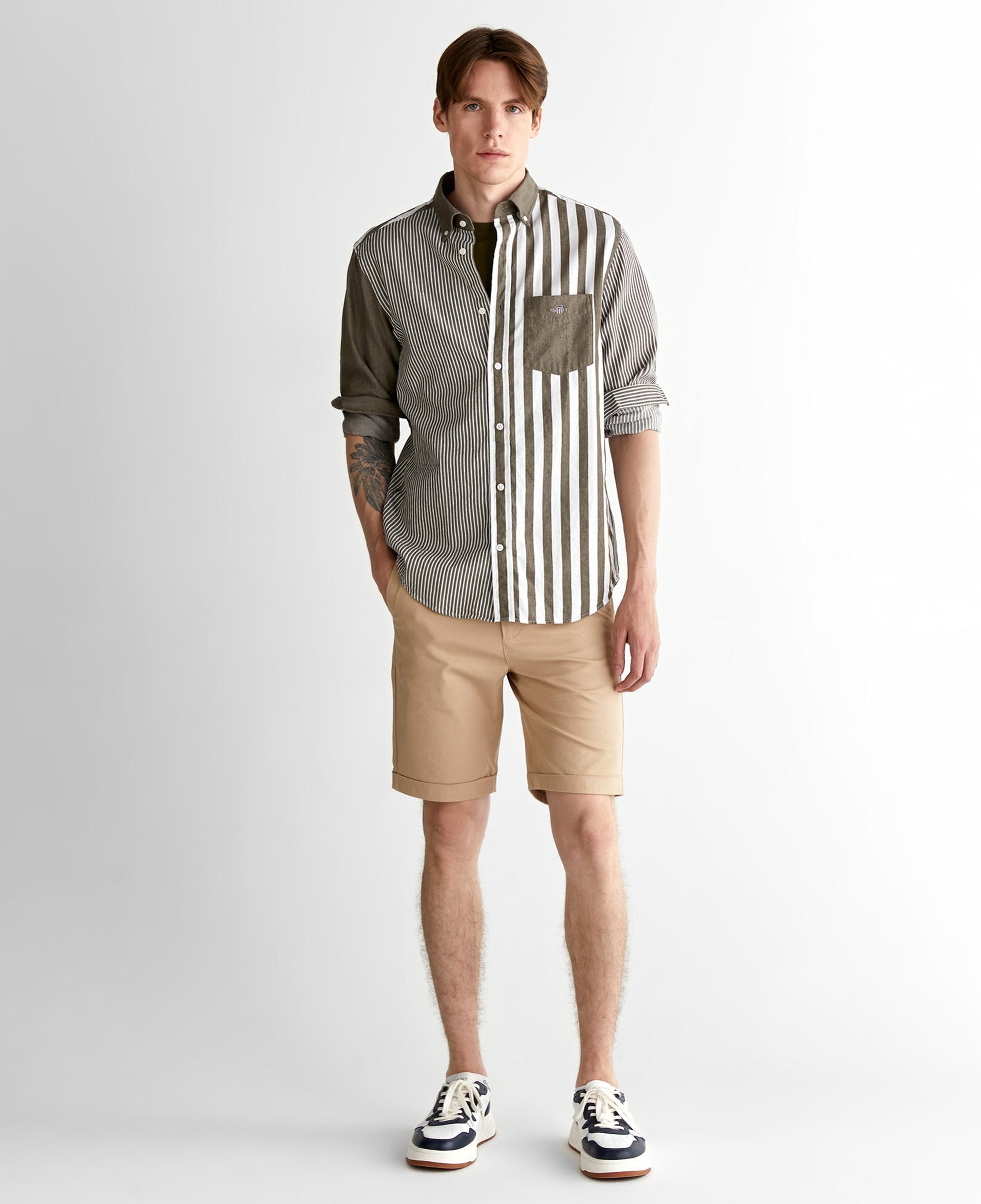 GANT Erkek Bej Slim Fit Şort