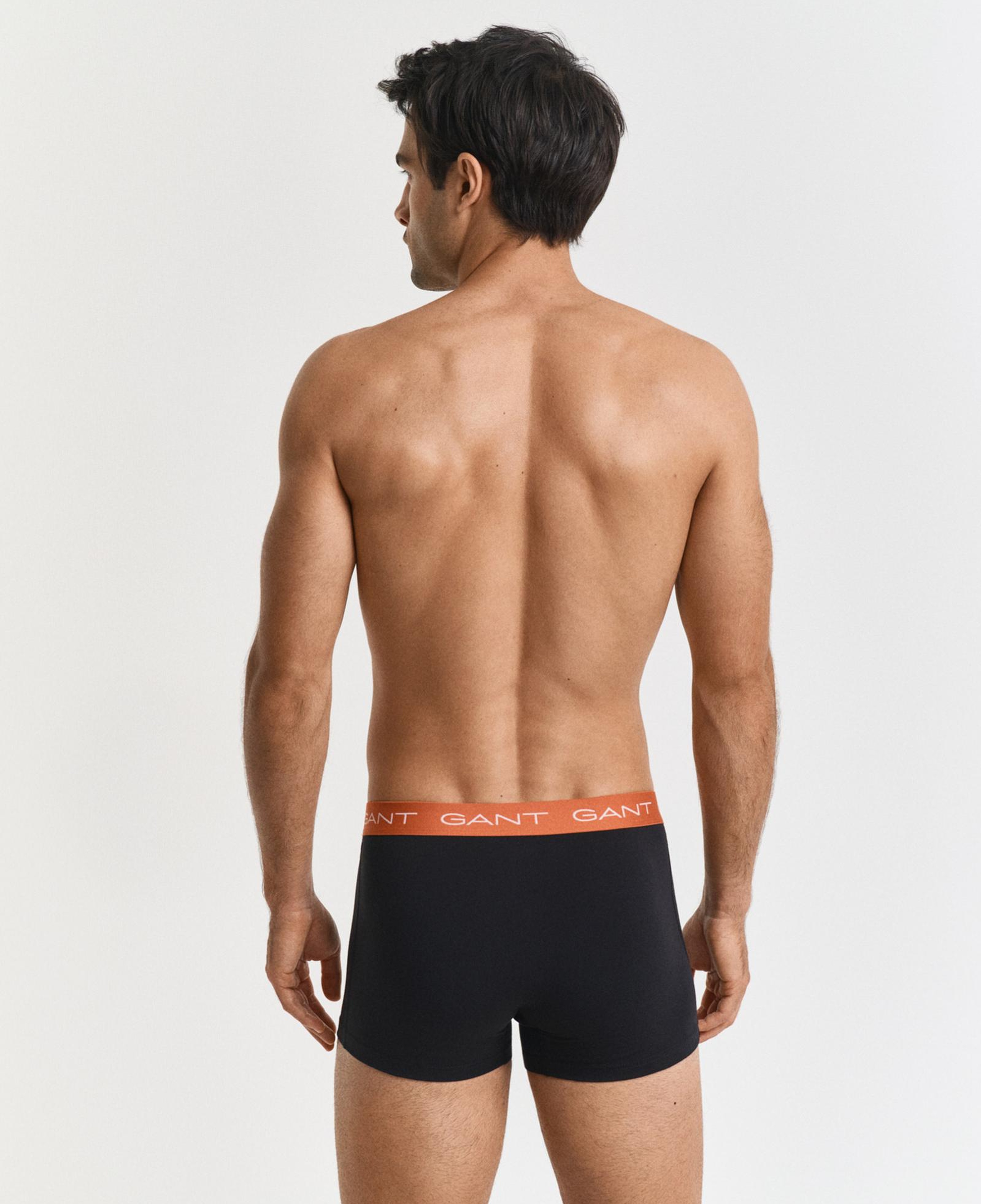 GANT Erkek Siyah Slim Fit 3'lü Boxer