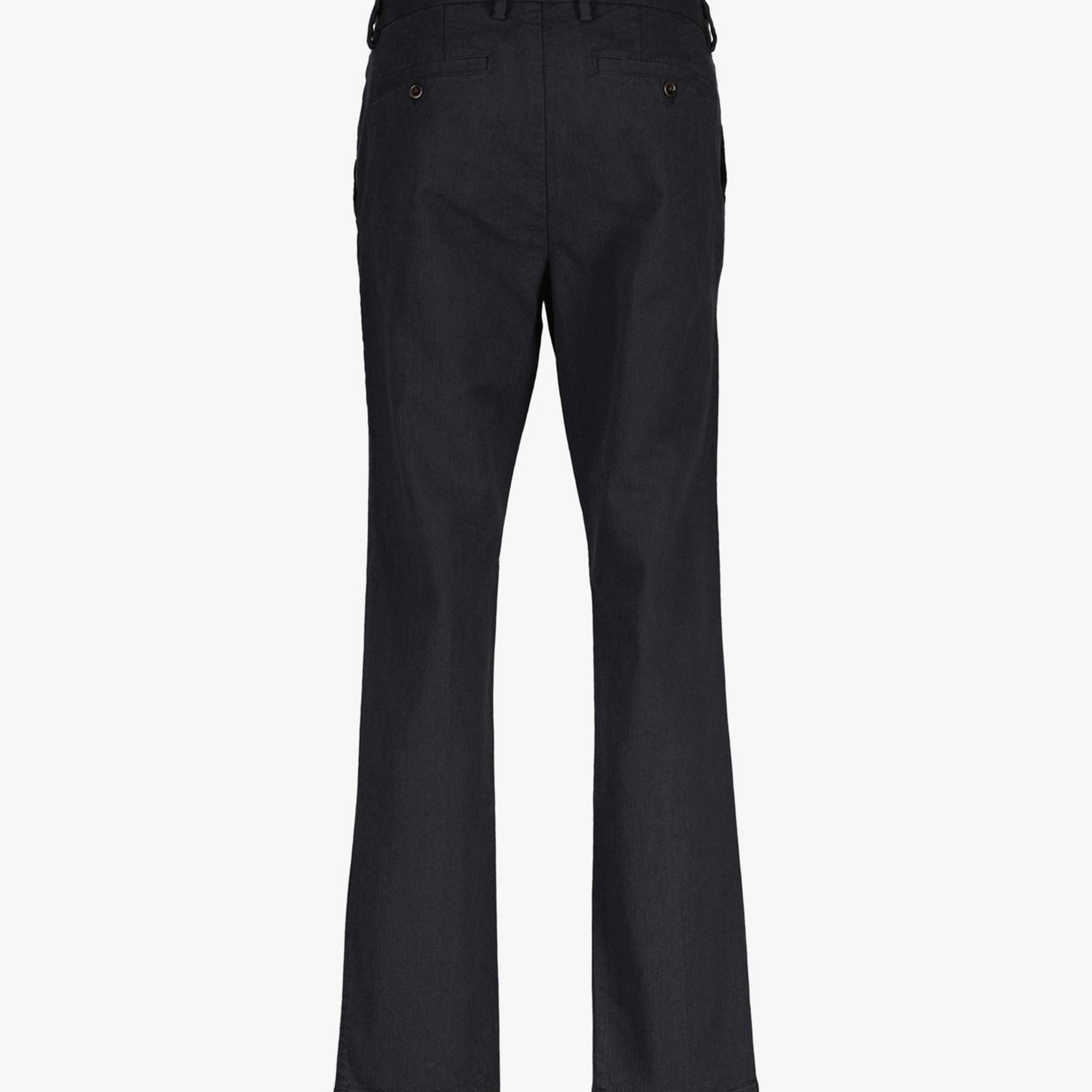 GANT Erkek Siyah Slim Fit Casual Herringbone Pantolon