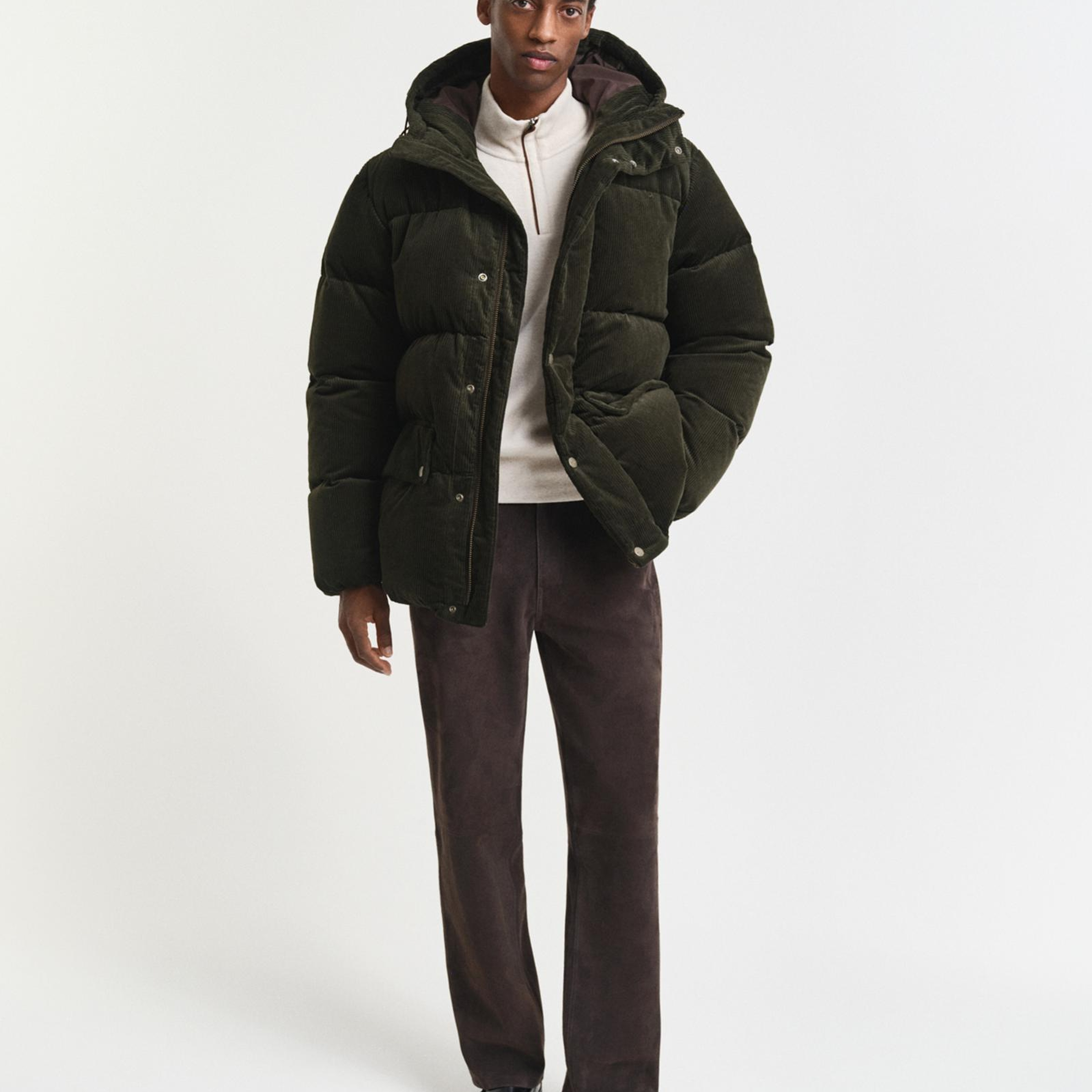 GANT Erkek Krem Regular Fit Yarım Fermuarlı Sweatshirt