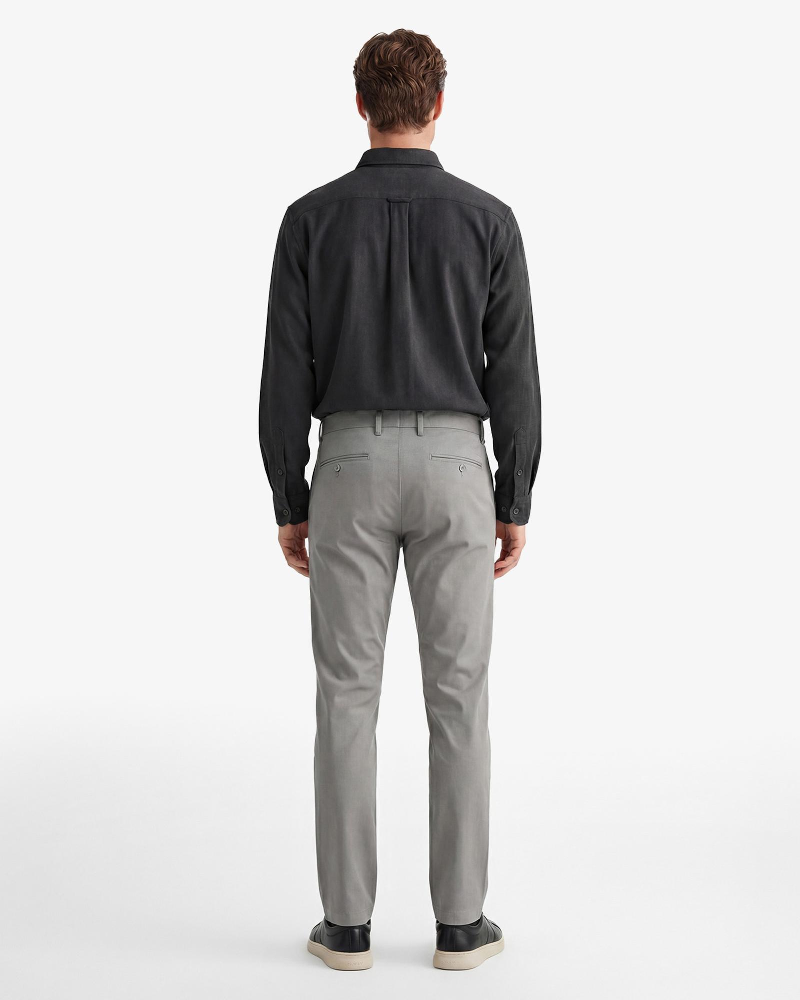 GANT Erkek Gri Slim Fit Pantolon