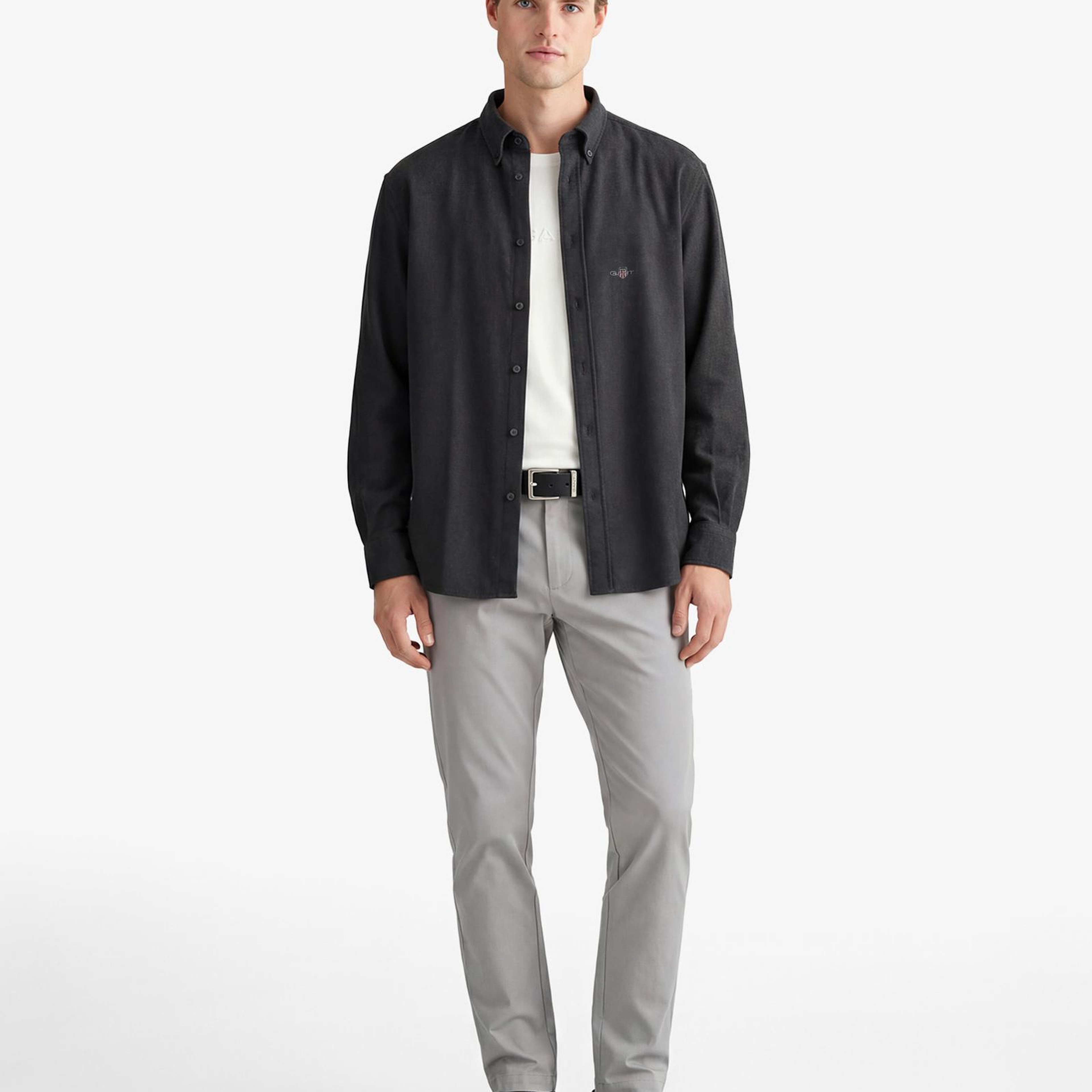 GANT Erkek Gri Slim Fit Pantolon