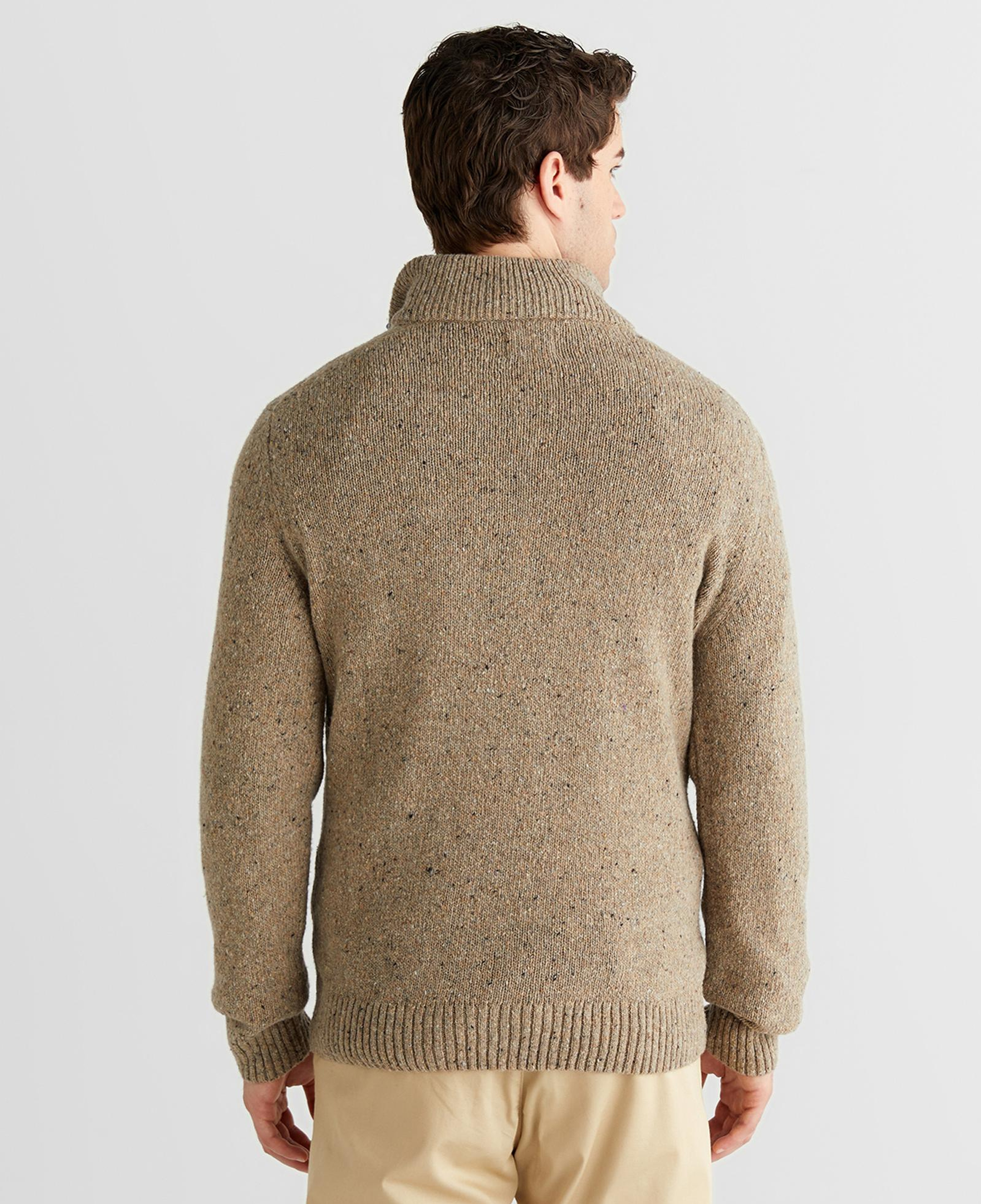 GANT Erkek Bej Regular Fit Düğmeli Triko