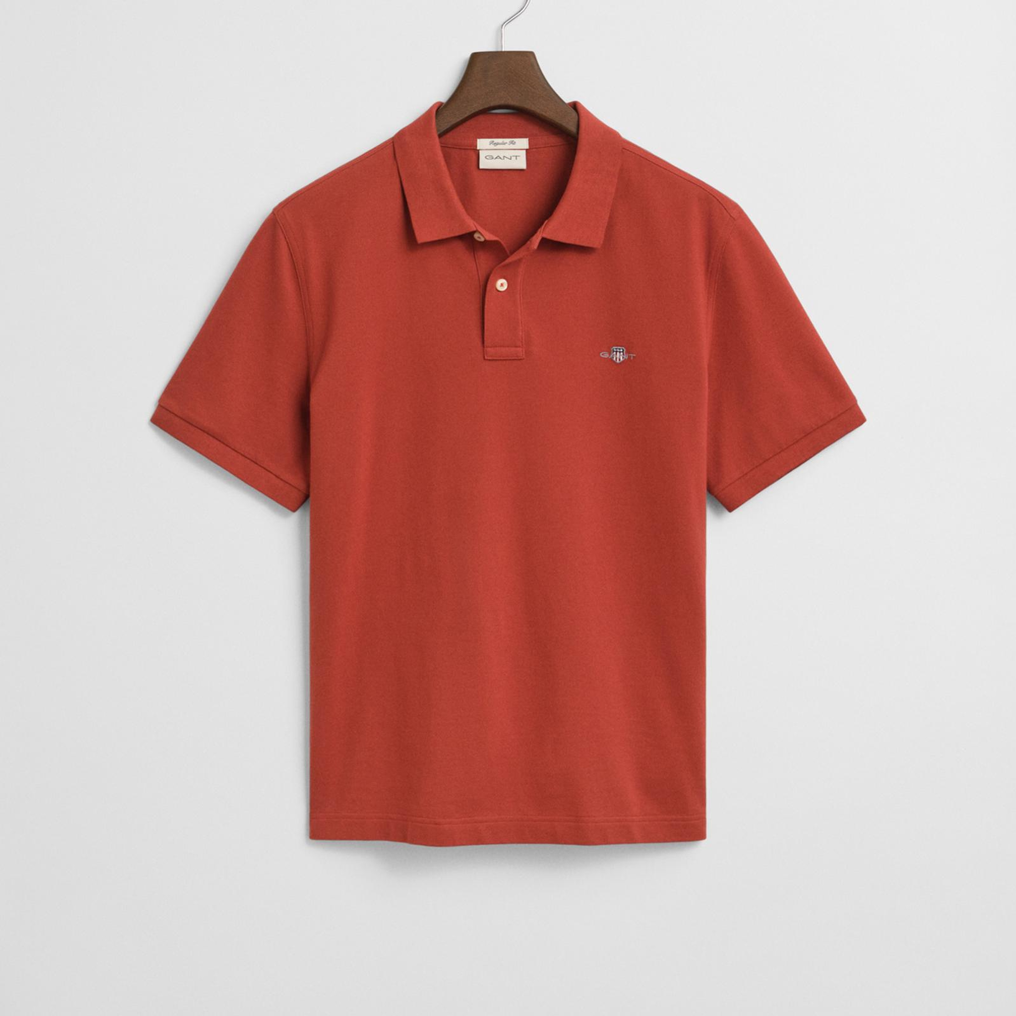 GANT Erkek Turuncu Regular Fit Polo
