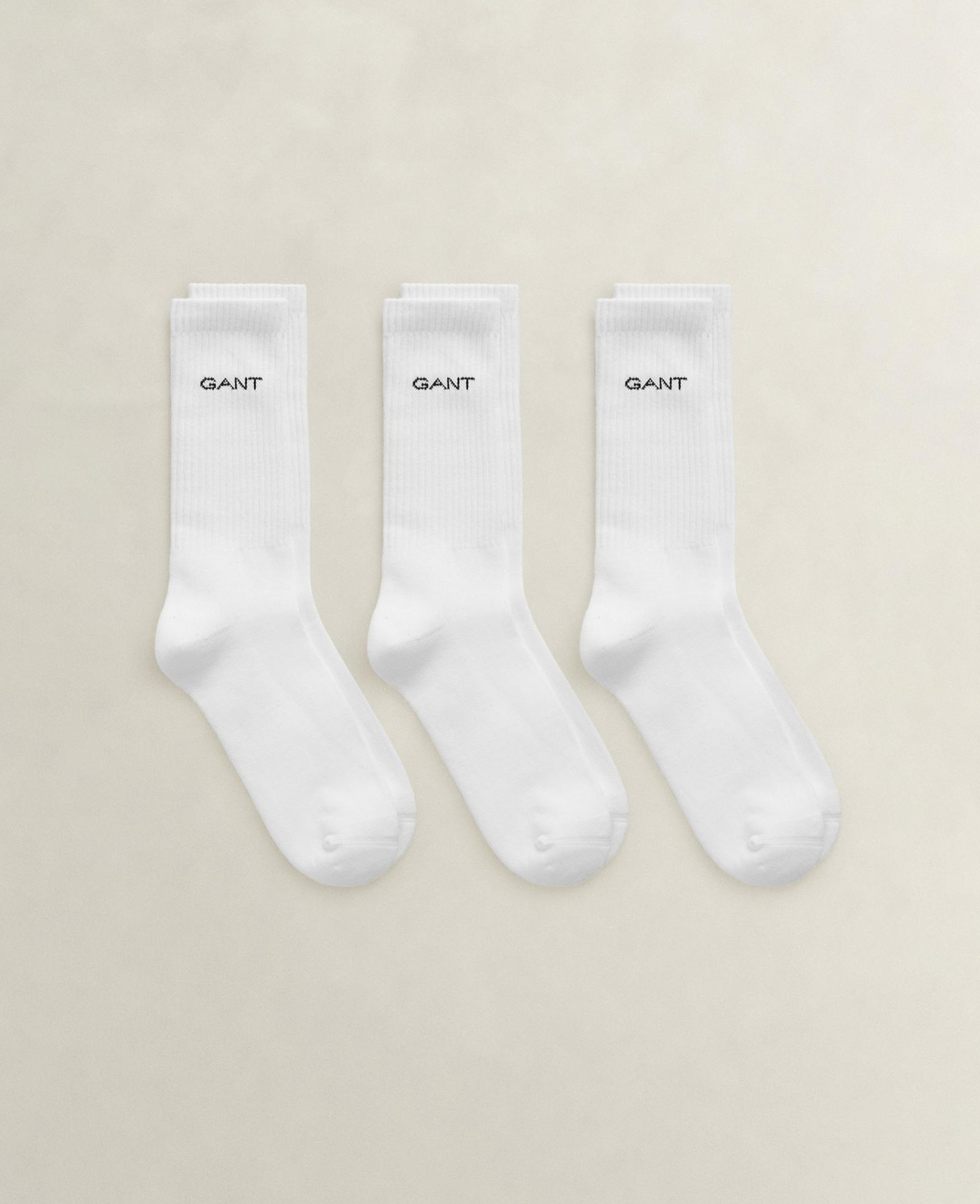 GANT Unisex Beyaz Spor Çorap