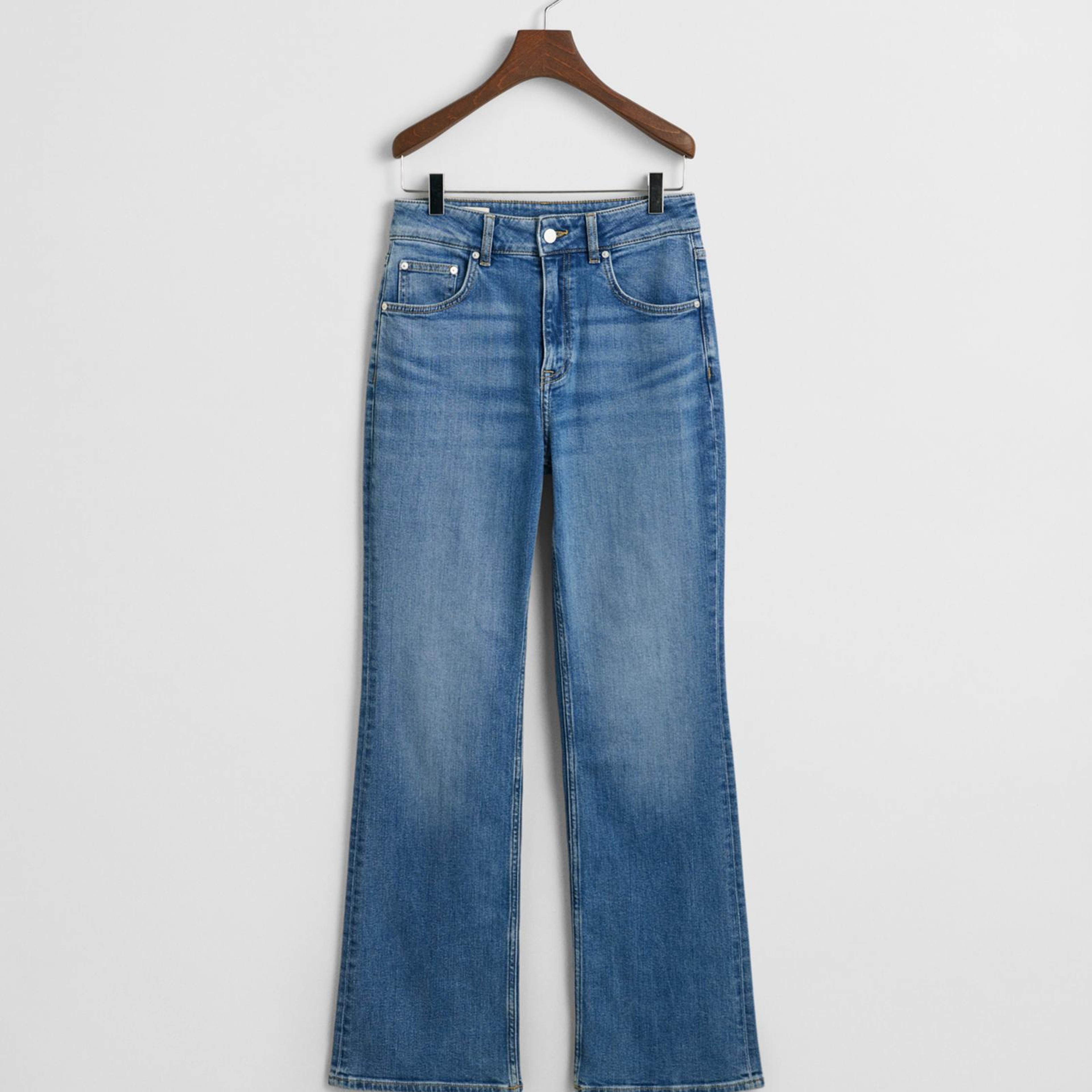 GANT Kadın Mavi Slim Fit Flare Jean