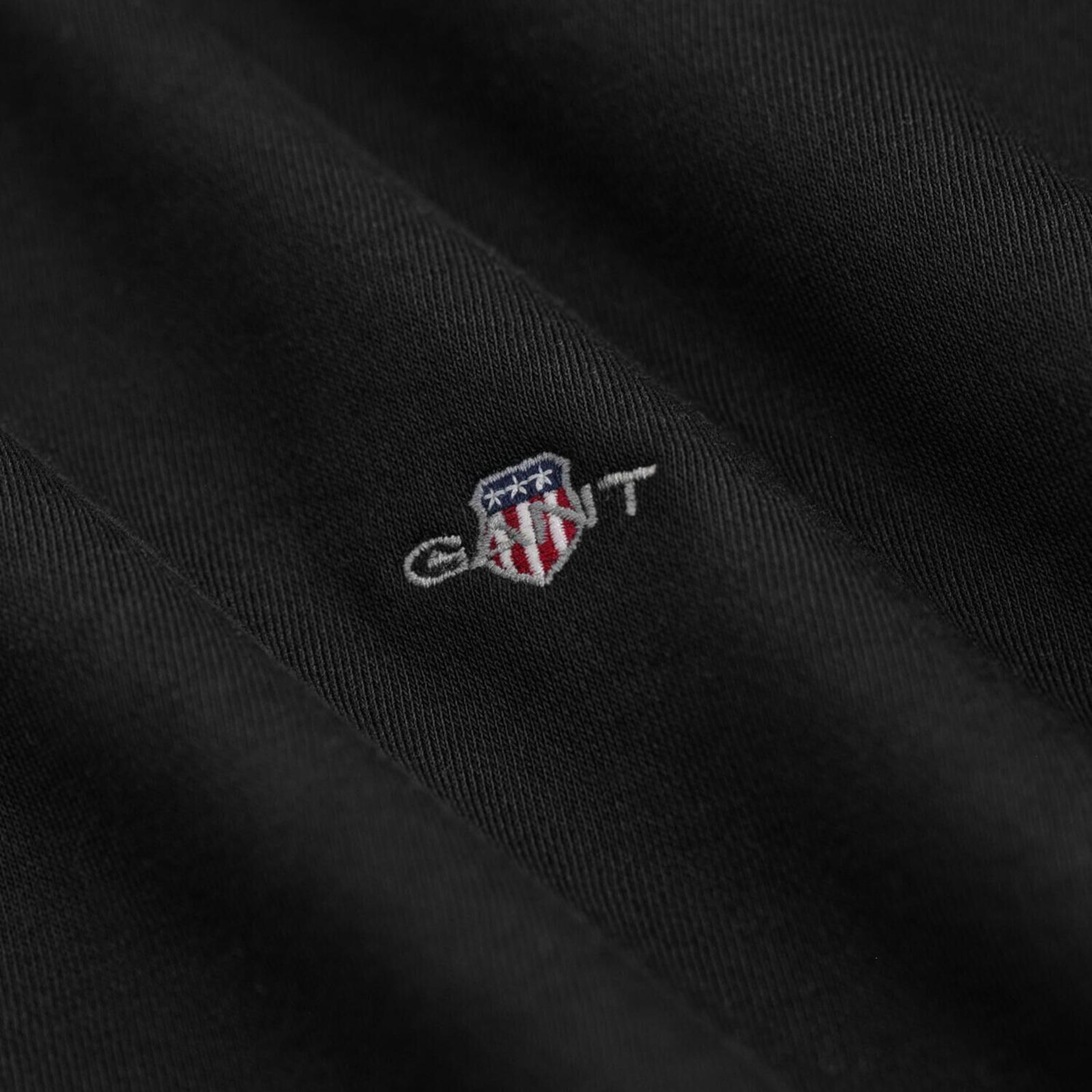 GANT Kadın Siyah Relaxed Fit Bisiklet Yaka Sweatshirt