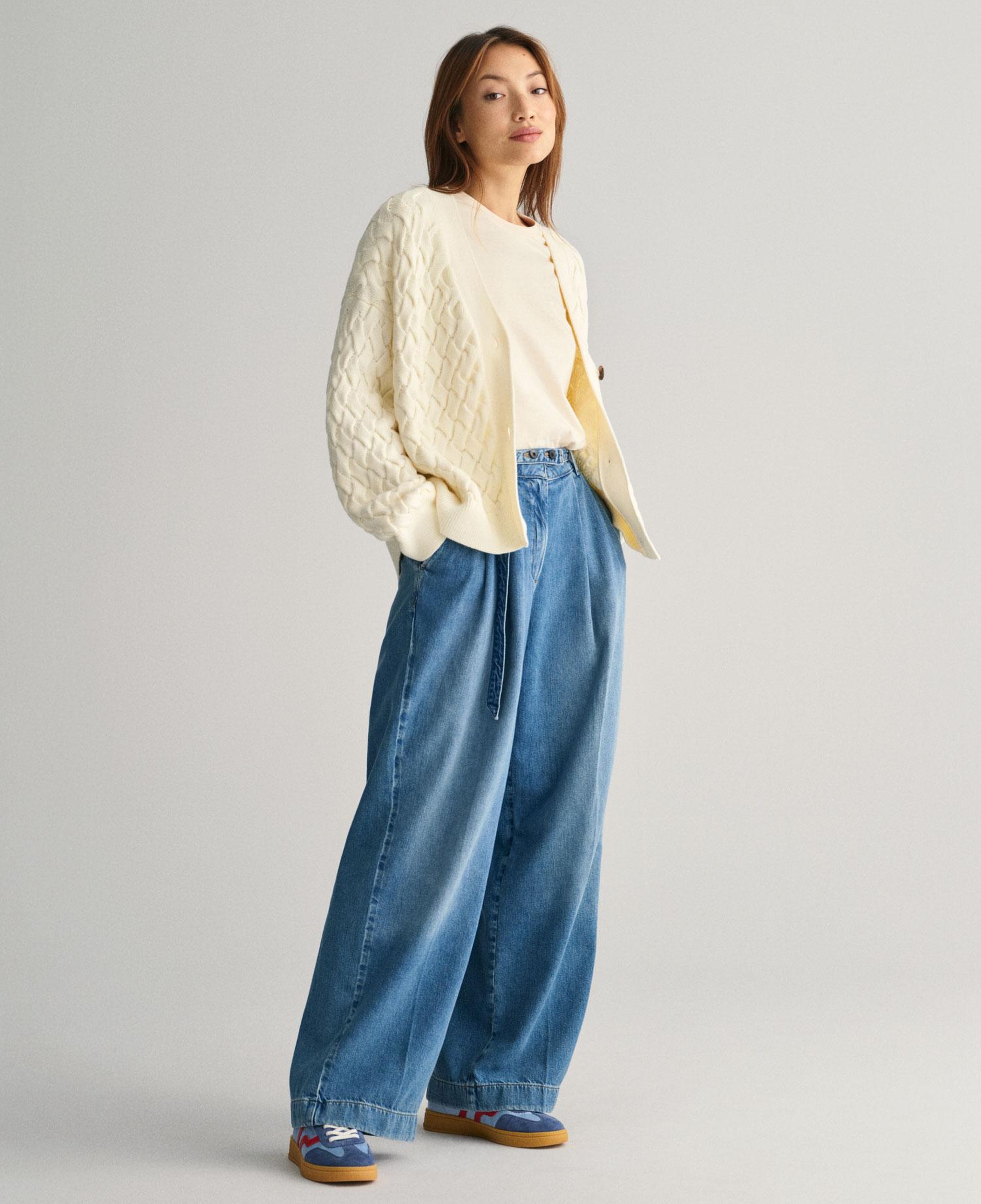 GANT Kadın Bej Regular Fit T-Shirt