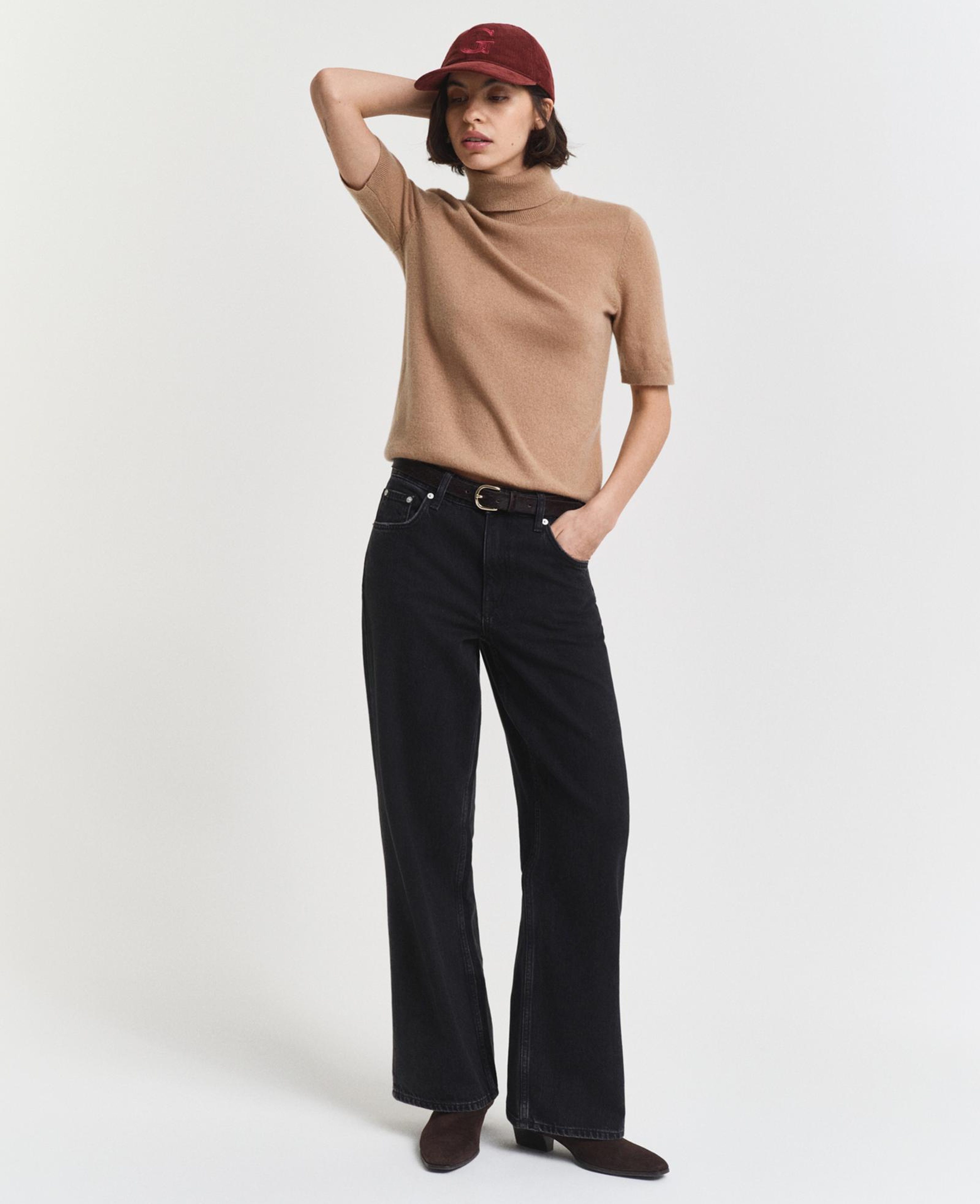 GANT Kadın Siyah Relaxed Fit Jean